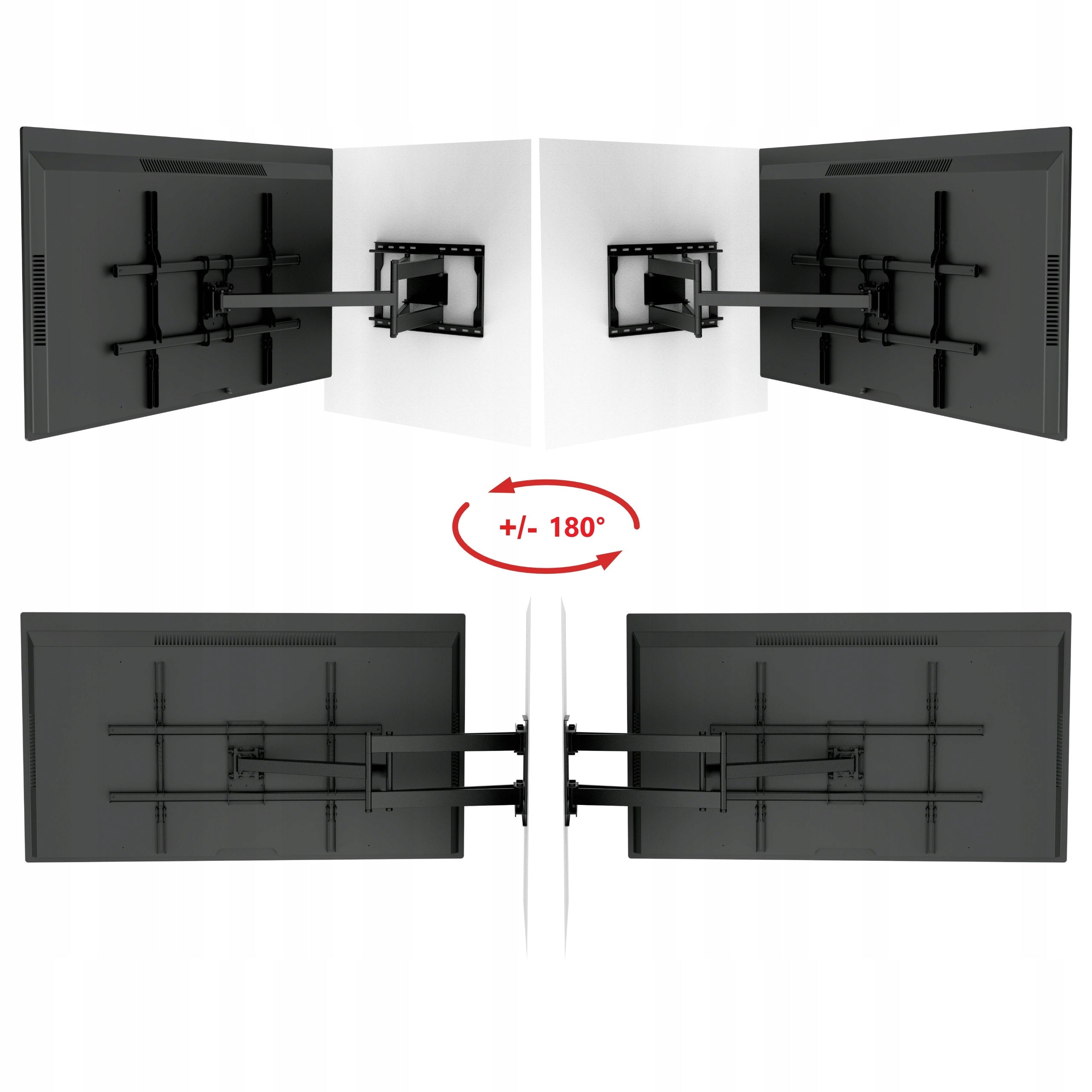 108cm Long TV Mount TV Hanger 50-98 inches ULTRA STRONG 64kg Packaging status original
