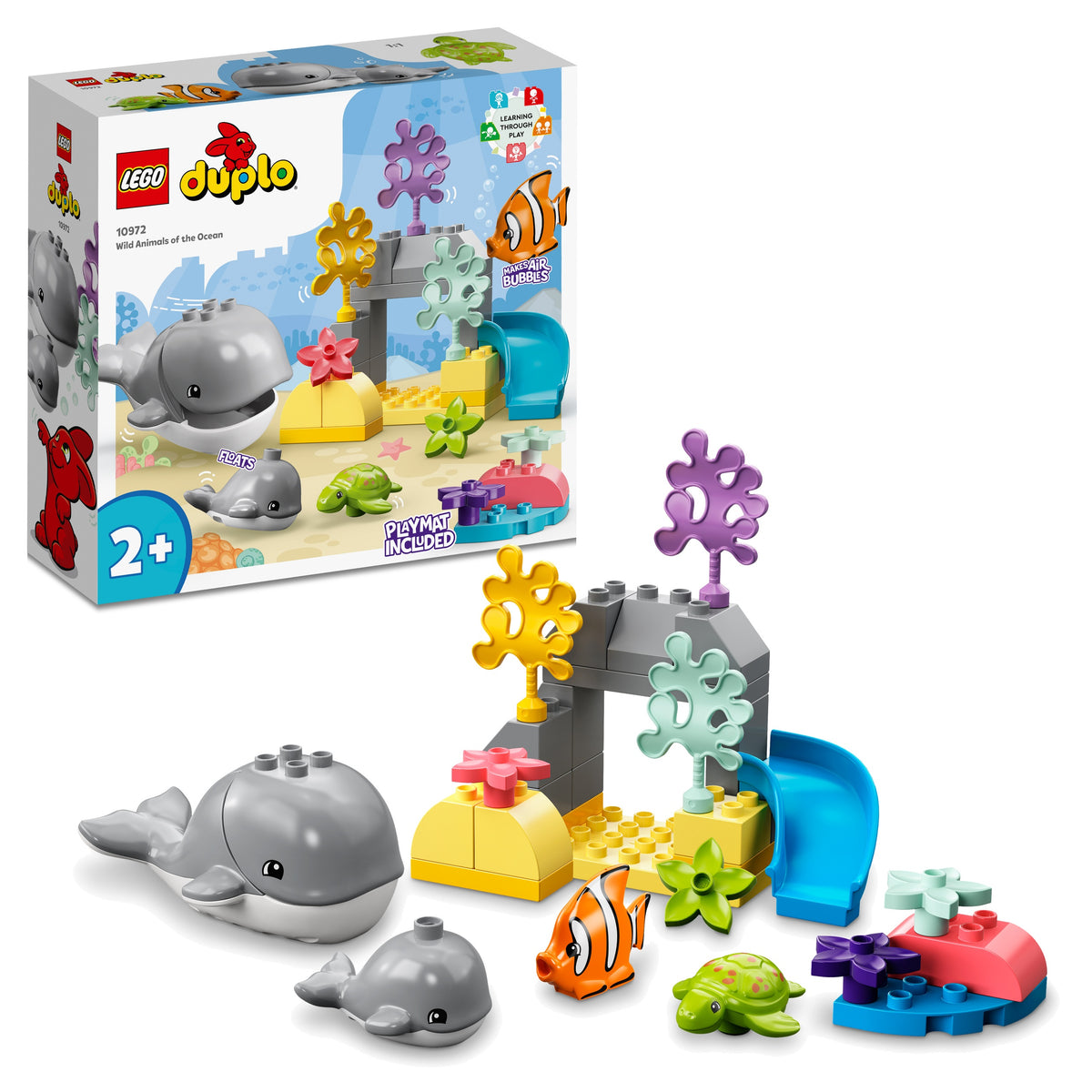 10972 Set of blocks LEGO DUPLO Wild animals of the oceans Packaging status original