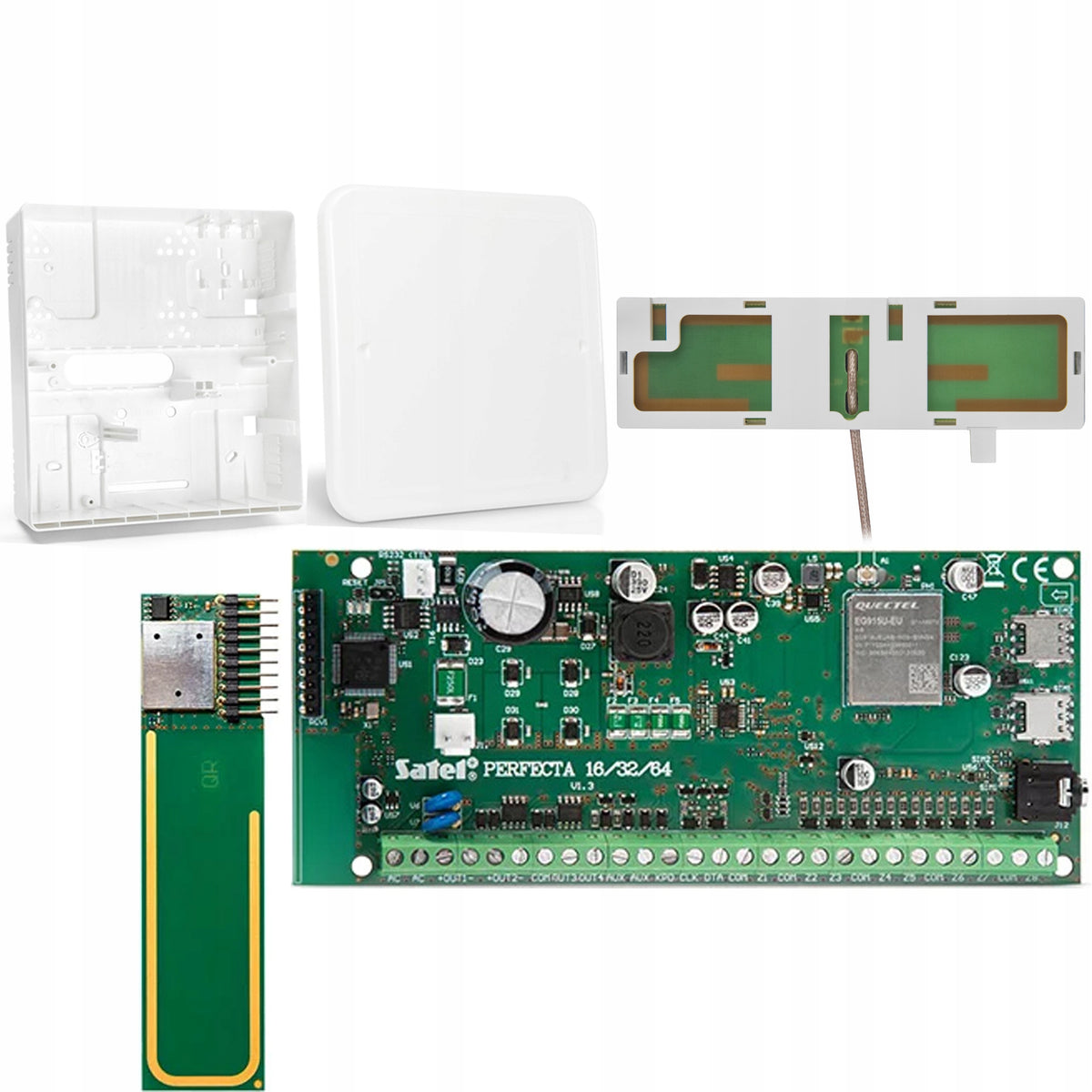 [10D] PERFECTA 64 M 2G/4G LTE +OPU-4 P (SET-A)+ RF Alarm Kit - SATEL