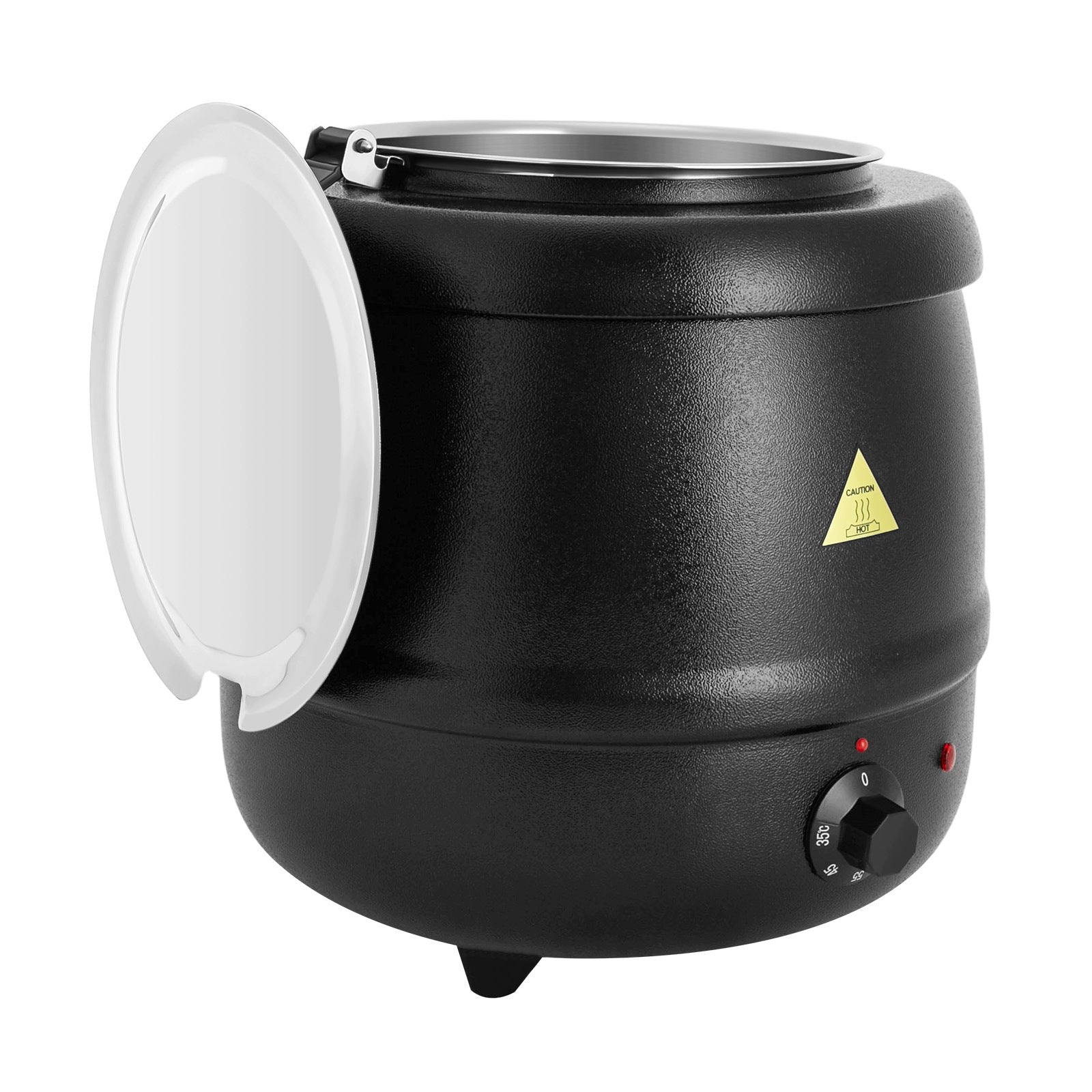 10L ELECTRIC HOT SOUP POT 400W SOUP WARMER WITH HANDLE RING 35*38CM