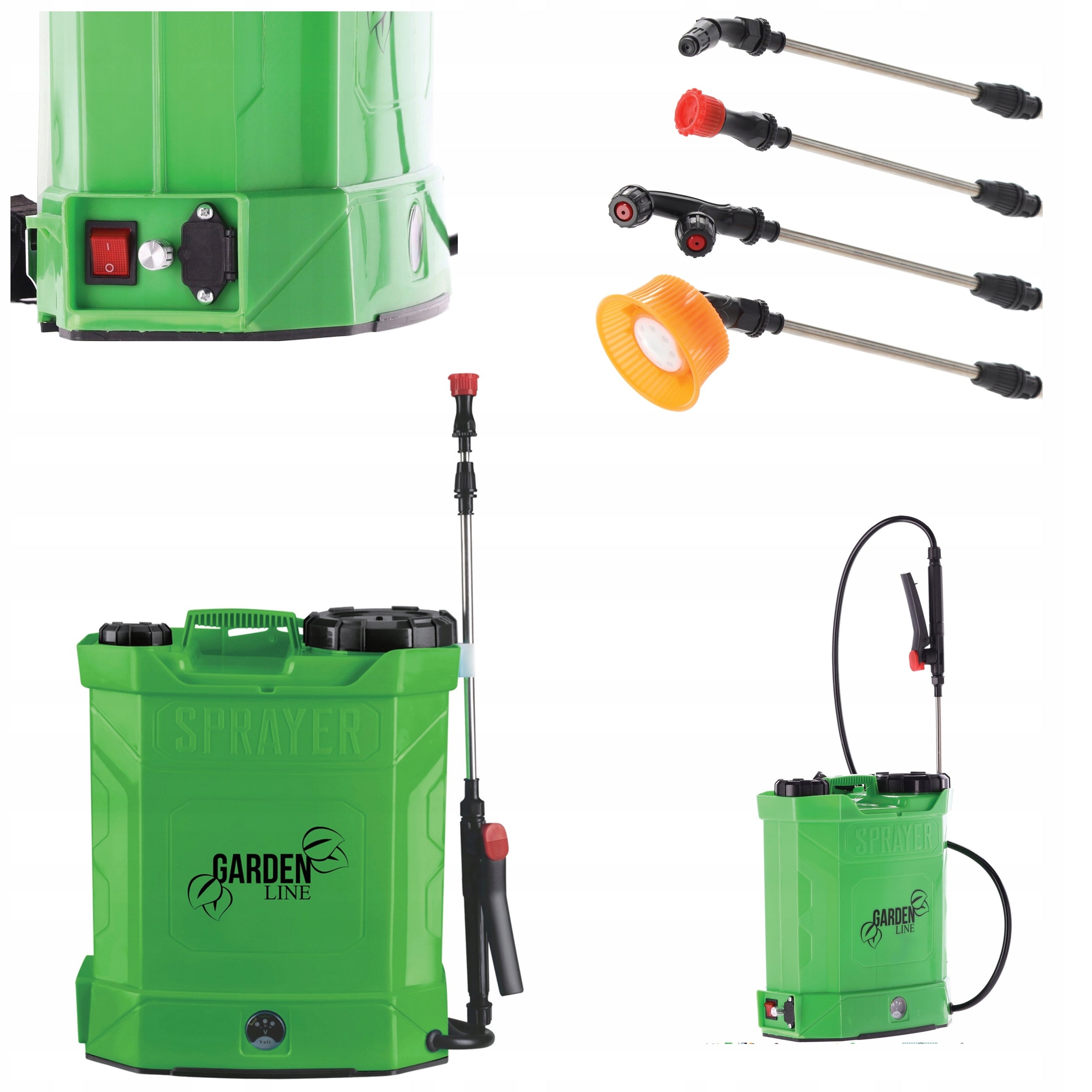 10L Portable GARDEN LINE Cordless Pressure Backpack Sprayer