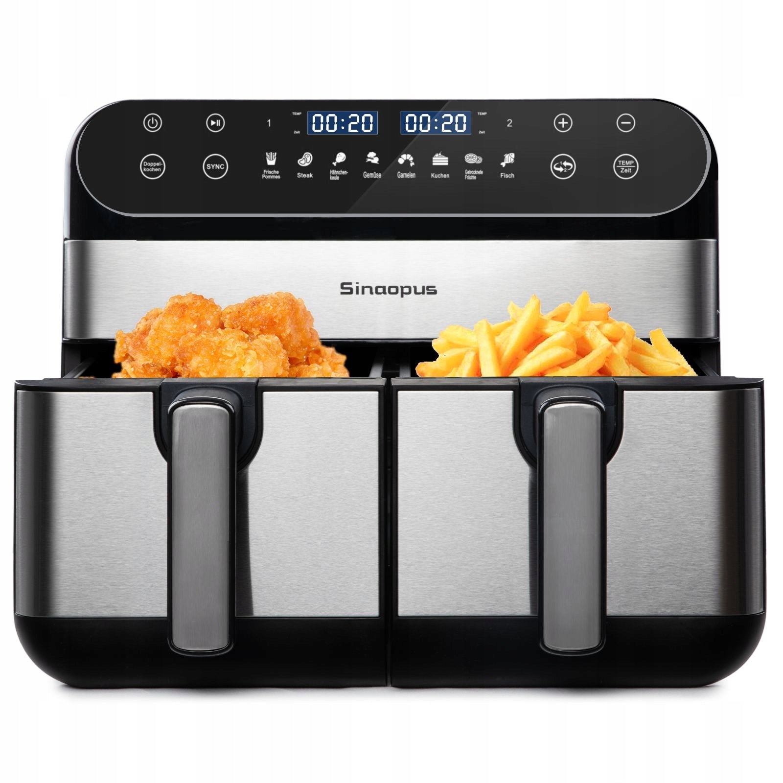 10L XXL Non-Fat Fryer with Double Chamber 2400W