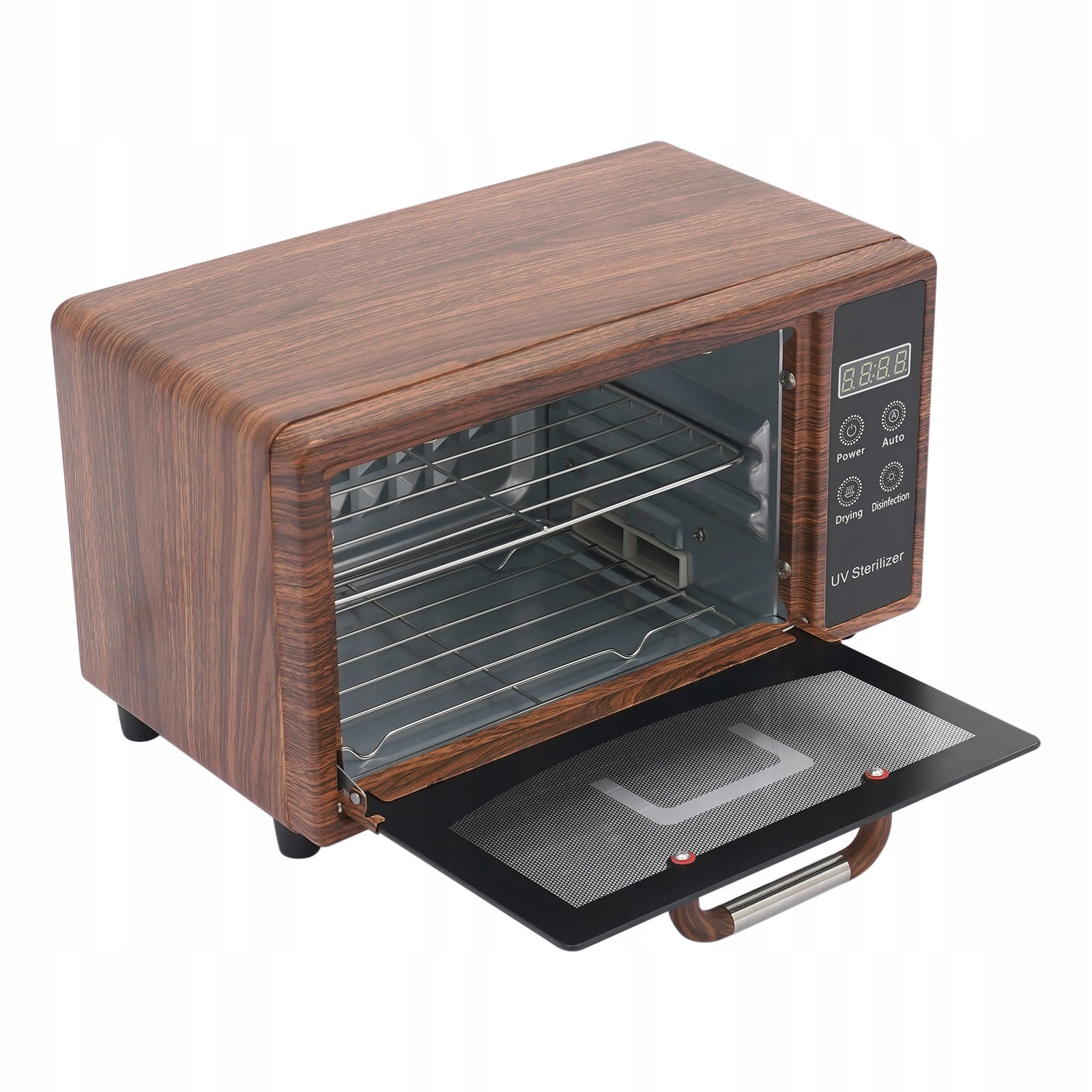 10L capacity UV sterilisation cabinet with 75 degrees hot air drying
