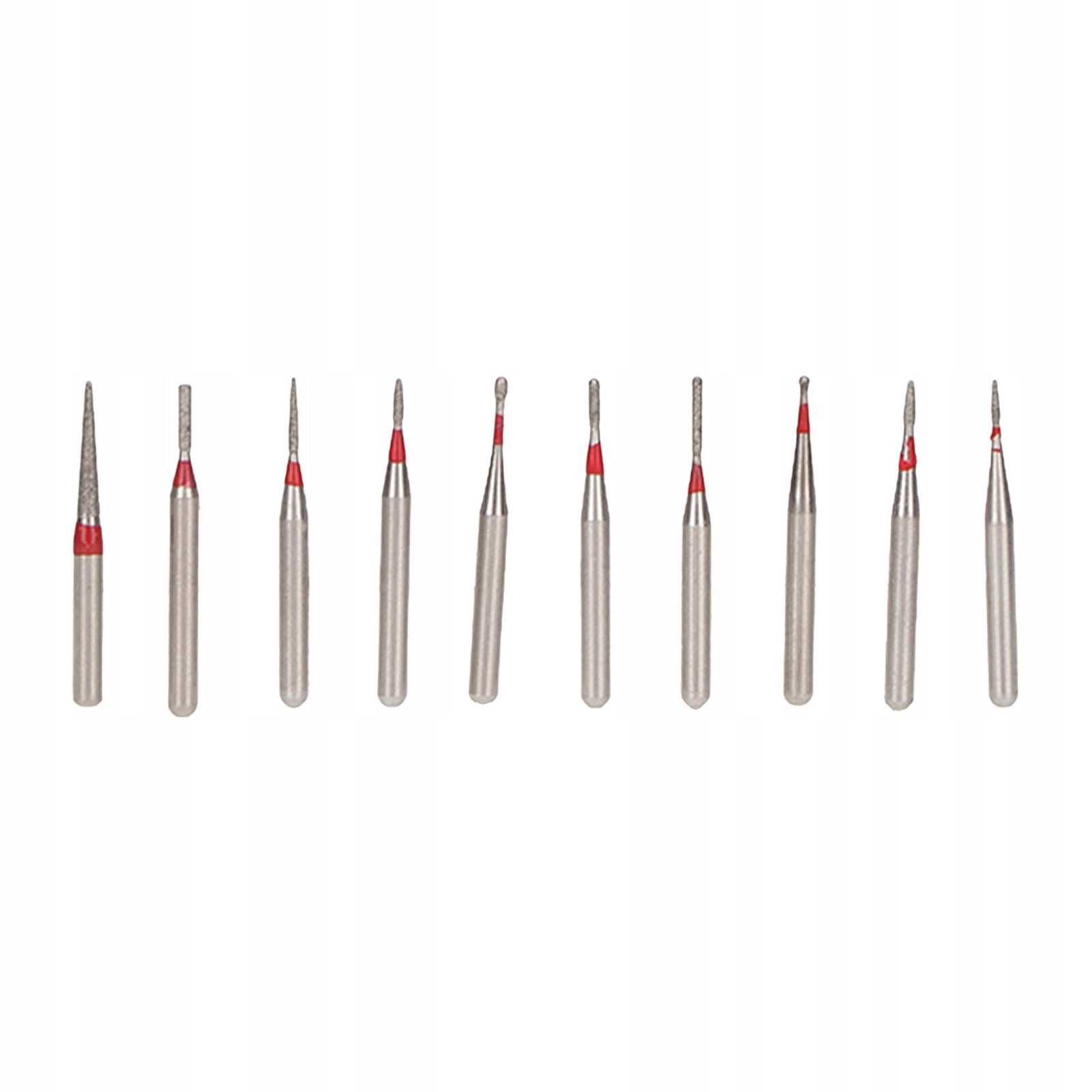 10PCS/SET DENTAL DIAMOND DRILL BITS