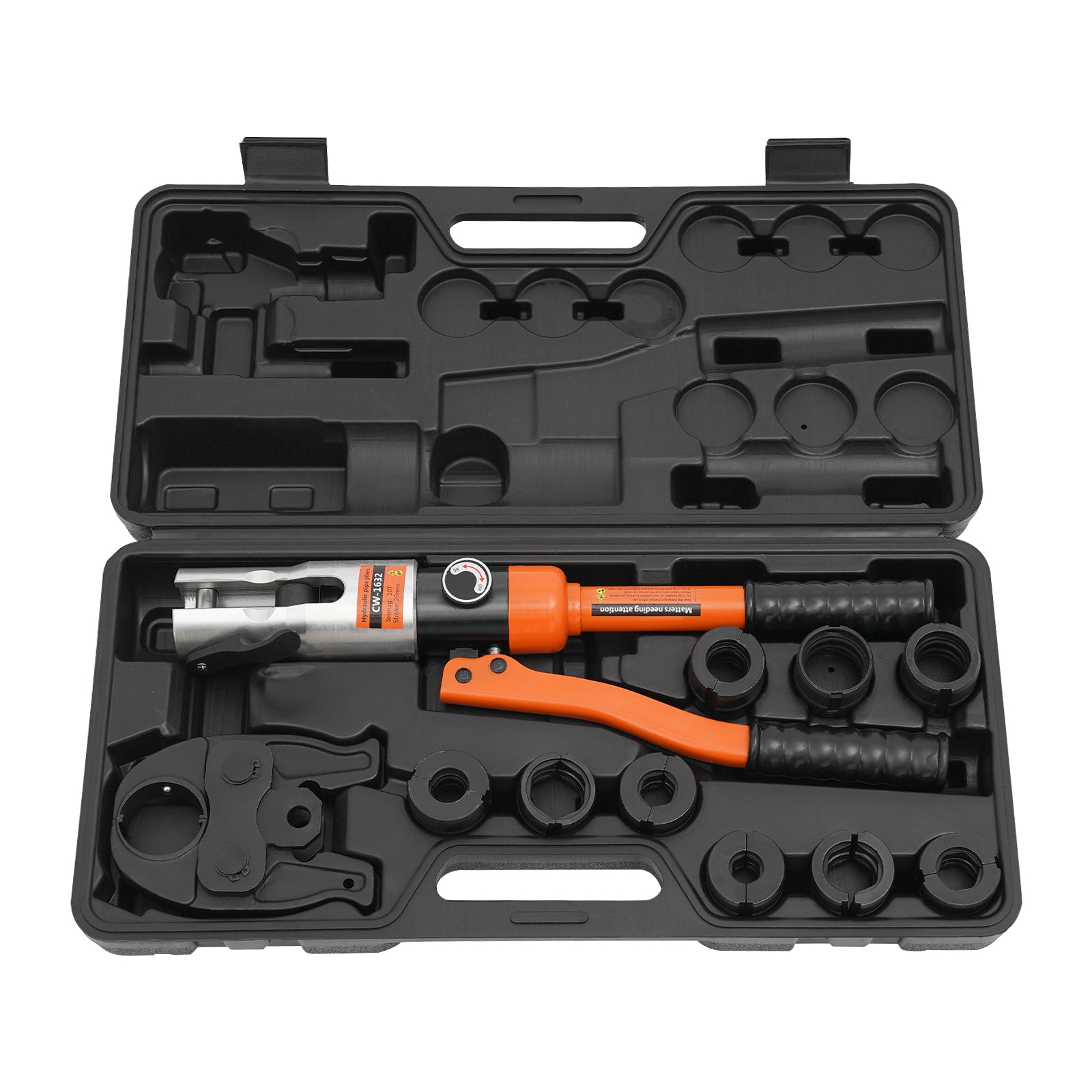 10T Crimping Plier Hydraulic Crimper with M12/15/18/22/28+TH16/20/26/32