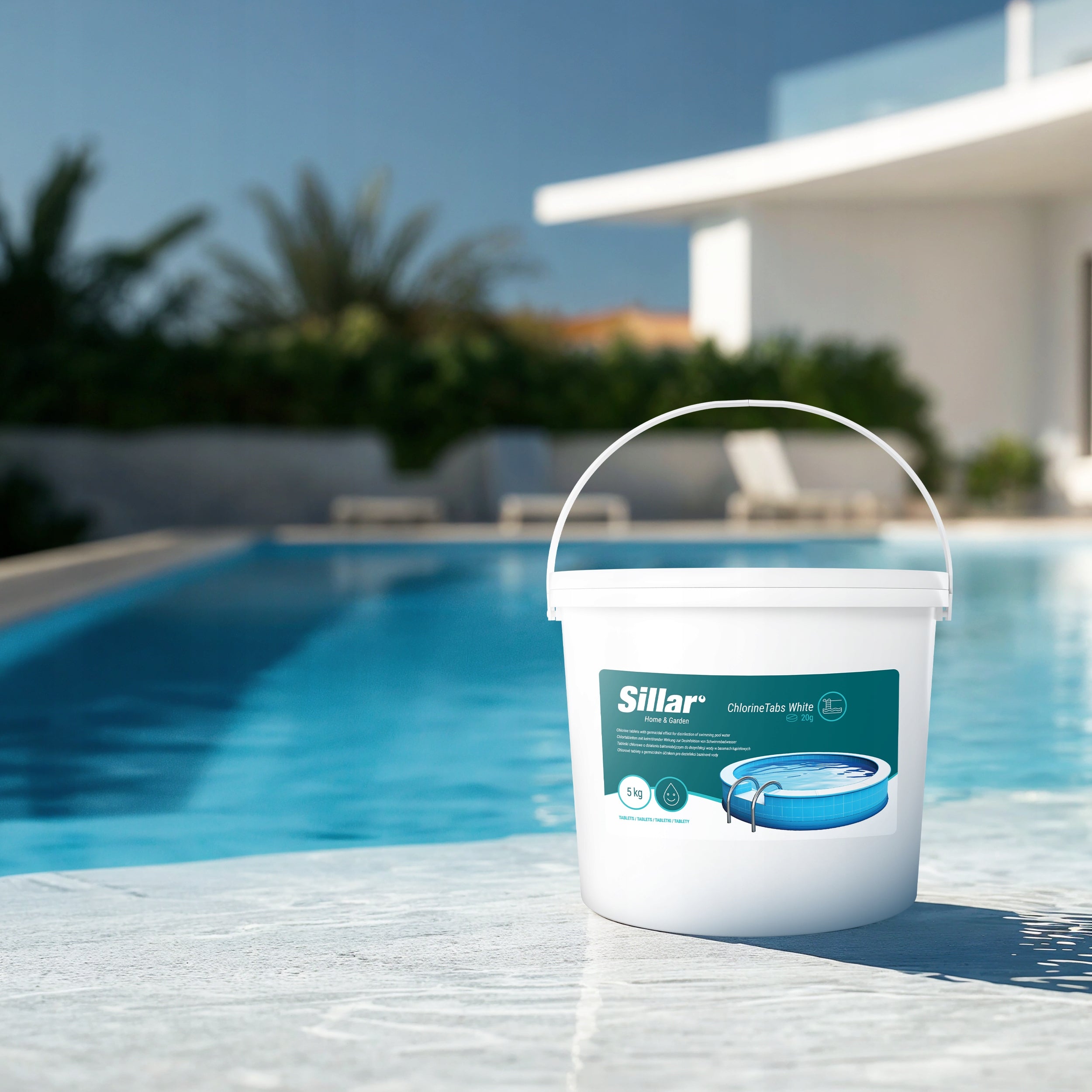 10in1 Chlorine Pool Tablets Multifunctional 5kg 20g for Pool Chemistry Manufacturer code SIL2233-5