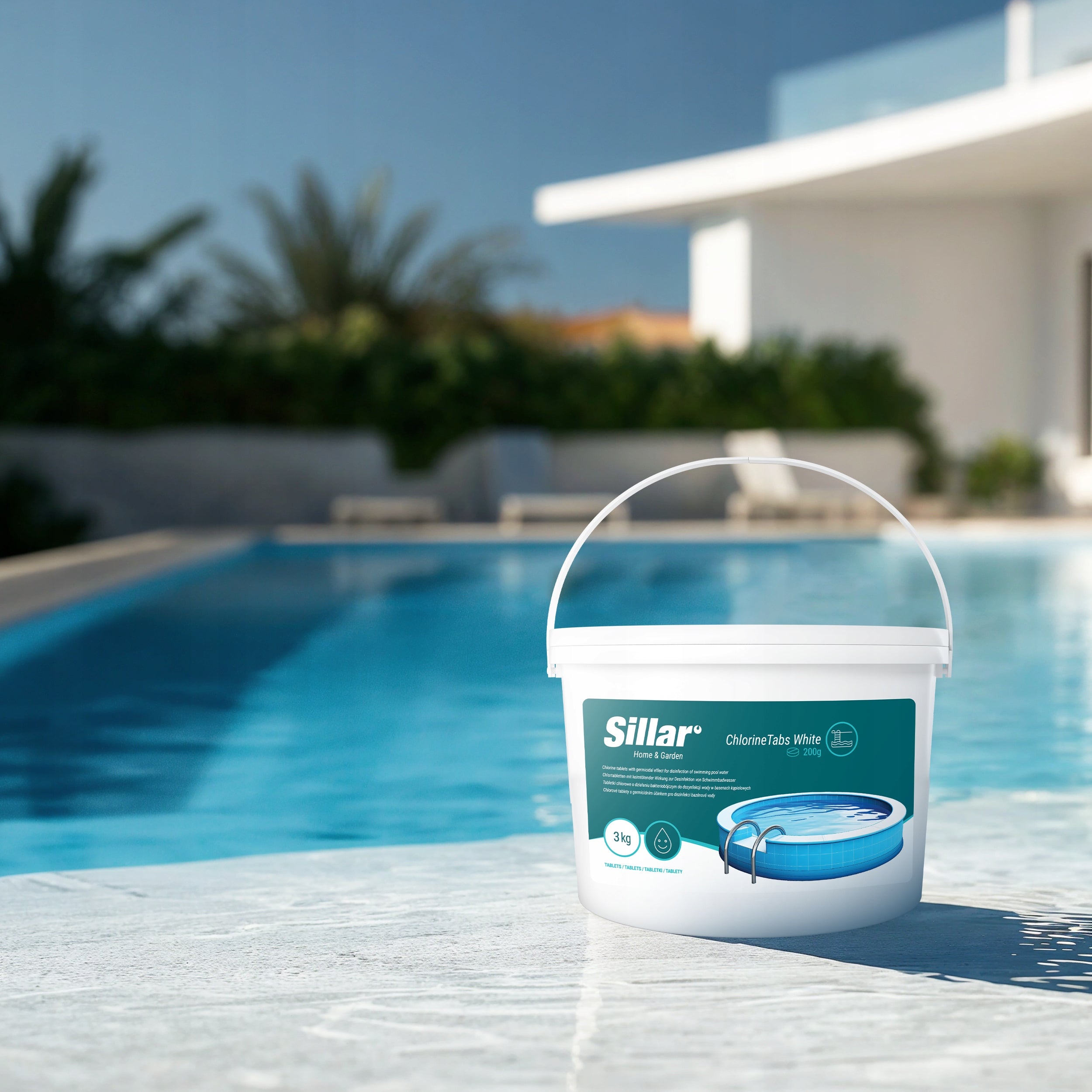 10in1 multifunctional swimming pool tablets 3kg 200g chlorine for spa jacuzzi pool Brand Sillar