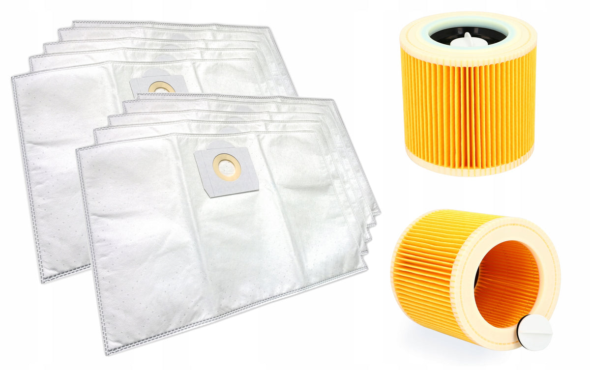 10x BAGS FILTER FOR VACUUM CLEANER KARCHER WD3 SE4001 WD2 PLUS KWD V-17 V-15 V12 EAN (GTIN) 5907057953653