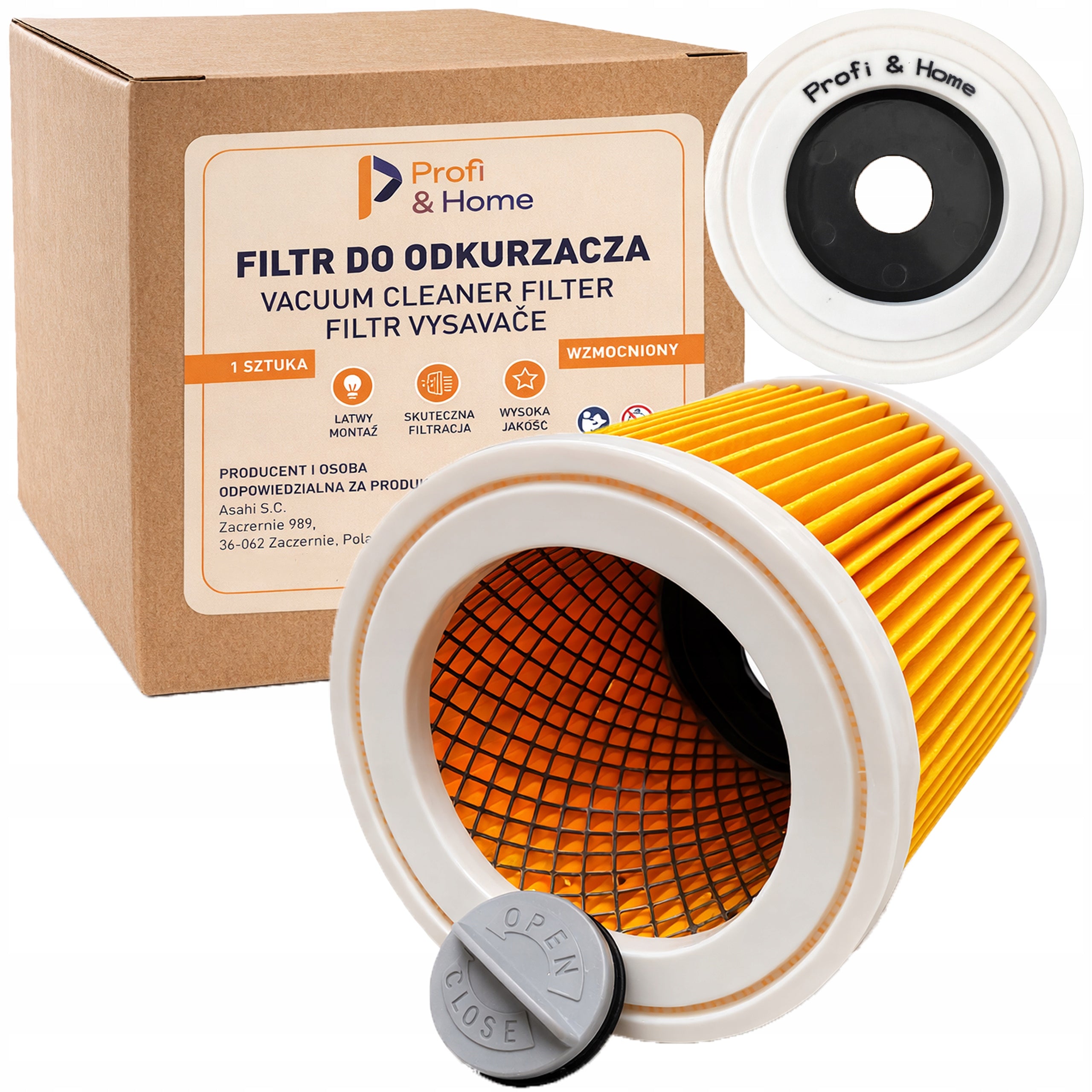 10x BAGS FOR VACUUM CLEANER KARCHER WD3 SE4001 WD2 PLUS KWD3 V17 V15+FILTER WD 3 Manufacturer code Worki do odkurzacza Karcher wd3 x10