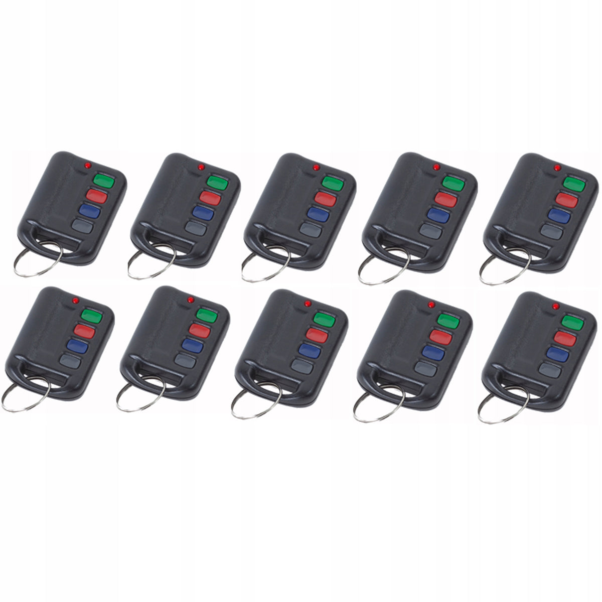 10x CH4HT FOUR-channel radio remote control with 12V A23 battery - ELMES
