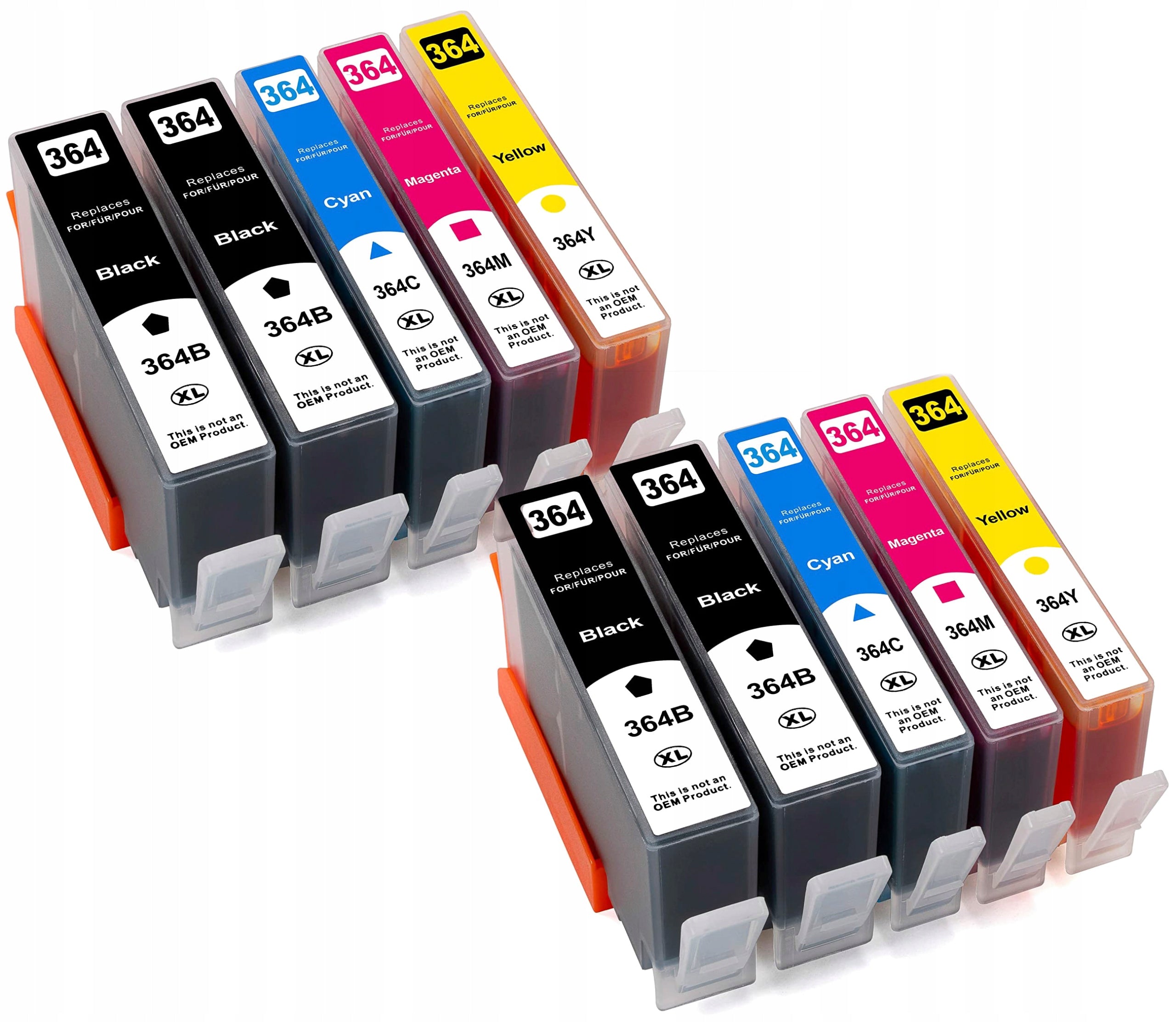 10x HP DESKJET 5524 5520 3520 3070A 364 XL PRINTER INK
