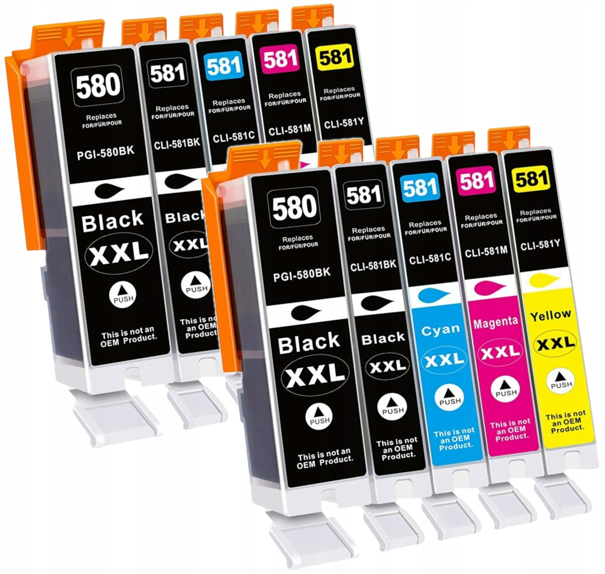 10x INK FOR CANON TS6250 TS6251 TS6300 TS6350 TS6351 TS8100 TS705a TS6350a