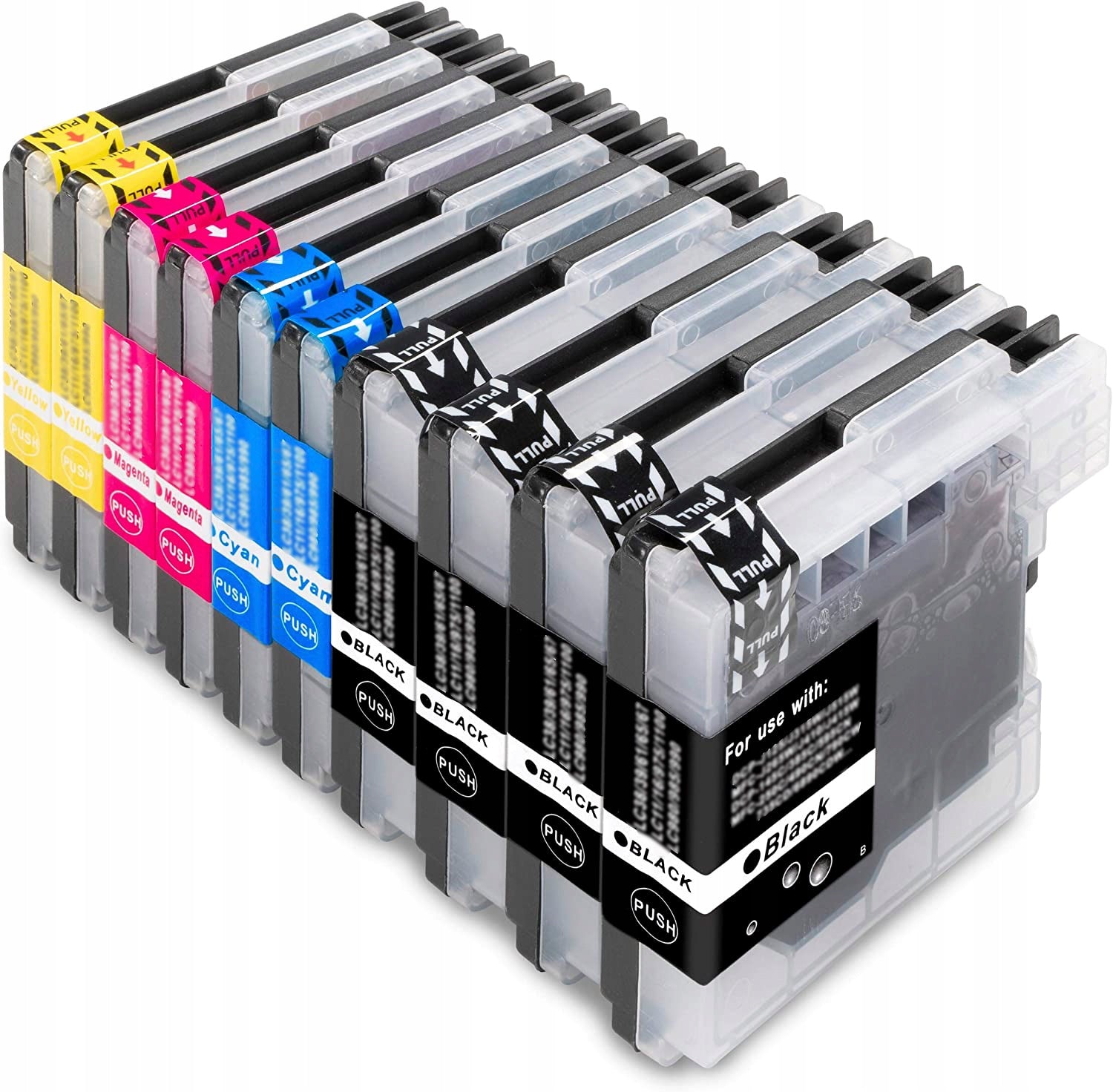 10x Ink for Brother LC980 XL DCP-145C DCP-165C DCP-185C DCP-195C DCP-365CN