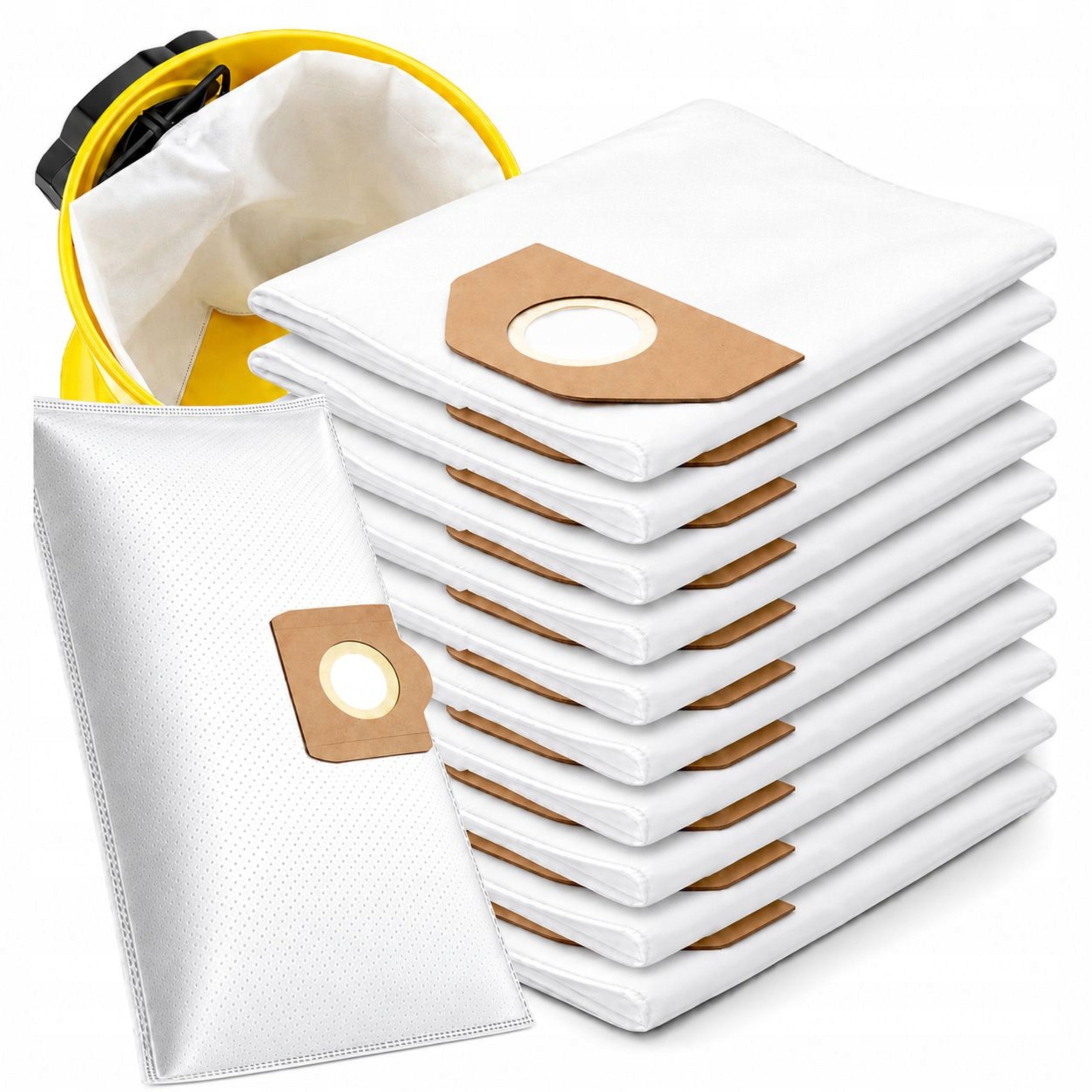 10x KARCHER WD3 VACUUM CLEANER BAGS WD 3 WD WD 6 SE 4001 SYNTHETIC