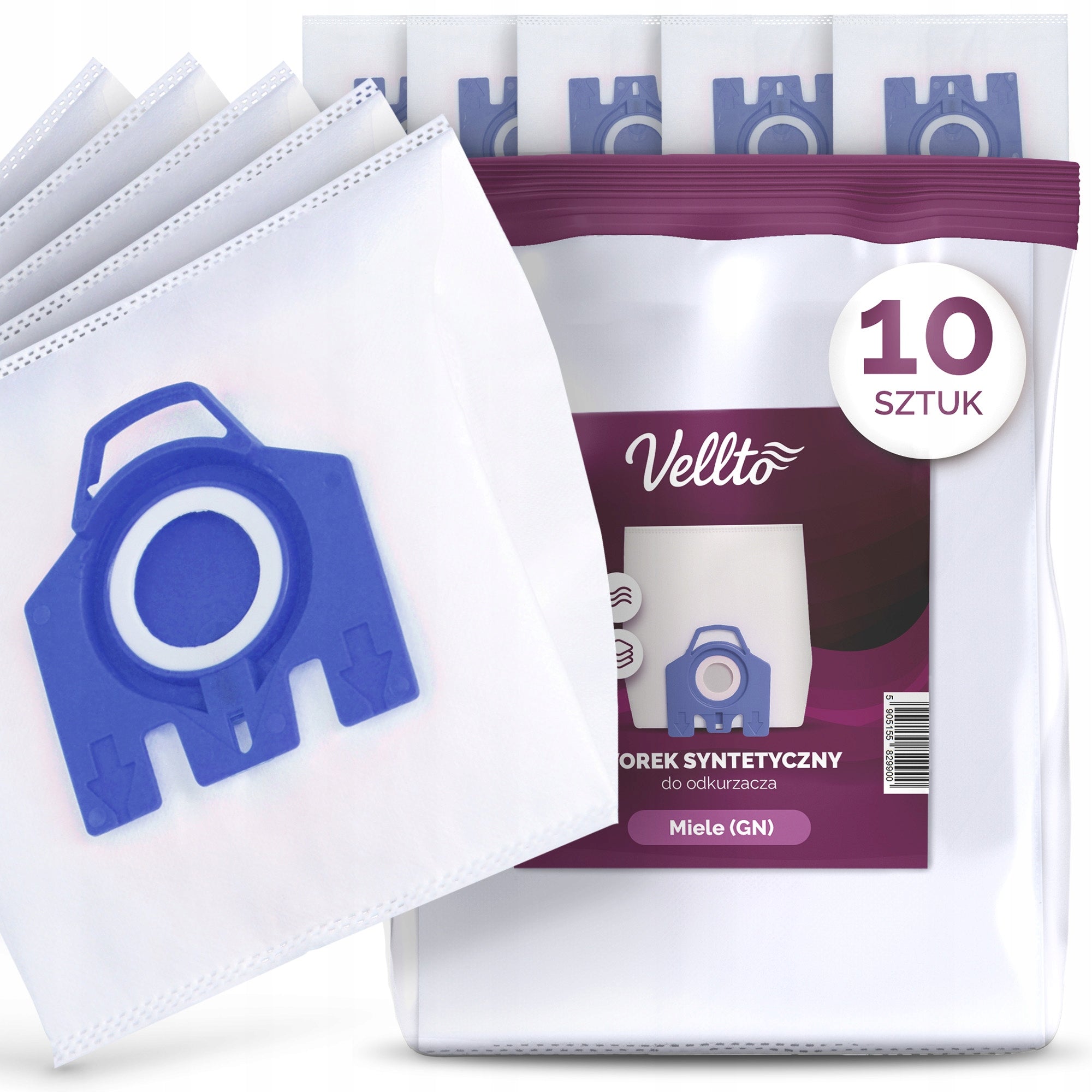 10x Miele 3D VACUUM CLEANER BAG GN Complete C2 C3 Classic C1 HyClean G9-V
