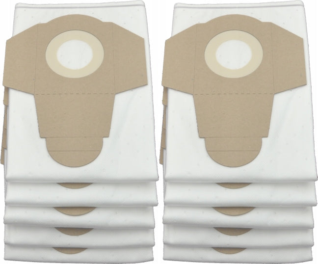 10x Parkside PWD PNTS PFT 20A1 Vacuum Cleaner Bags