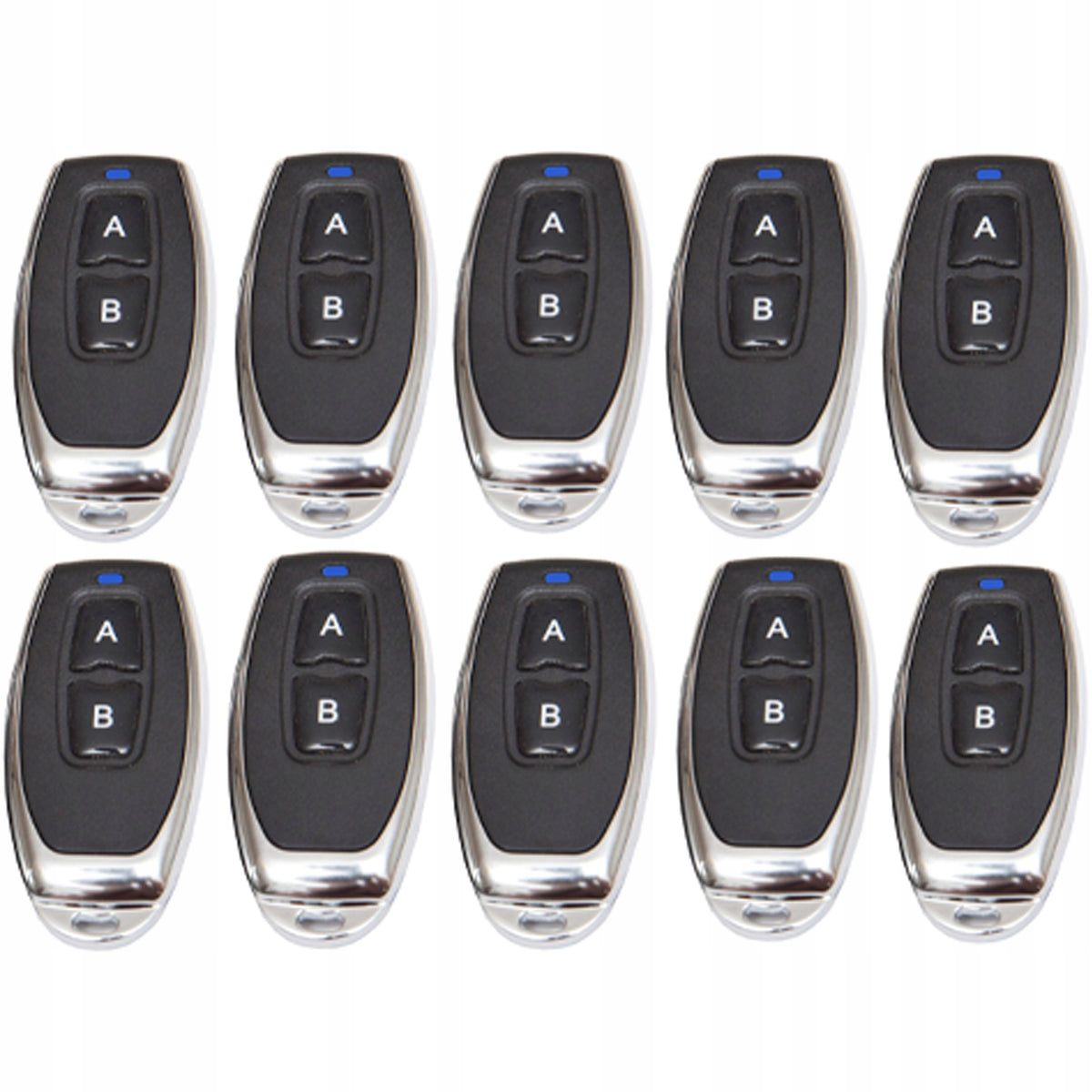 10x U2T dual channel radio remote control with 2x CR 2016 batteries - ELMES