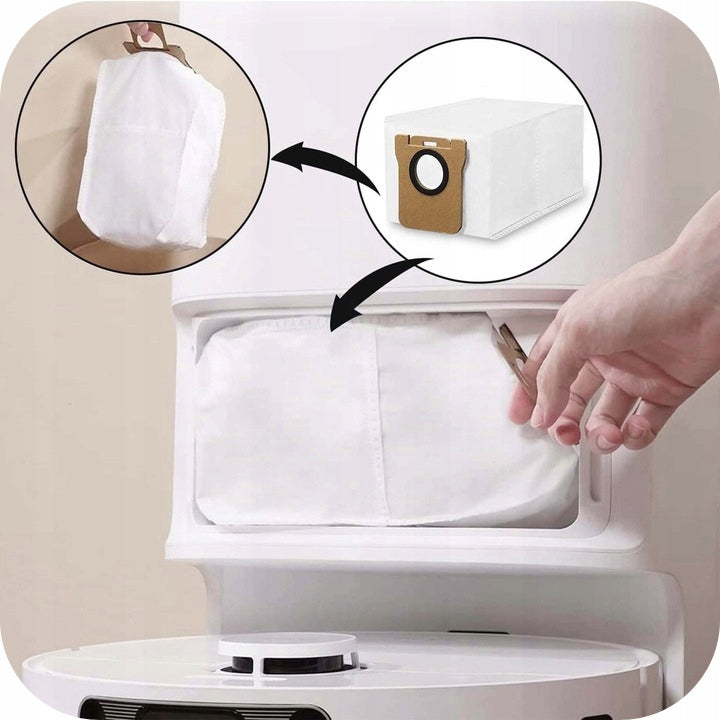 10x Vacuum cleaner bags XIAOMI X10 X10+ X20+DREAME L10 L10s L20 synthetic Manufacturer code Worki do Xiaomi Dream 10 sztuk MIXTER(R)
