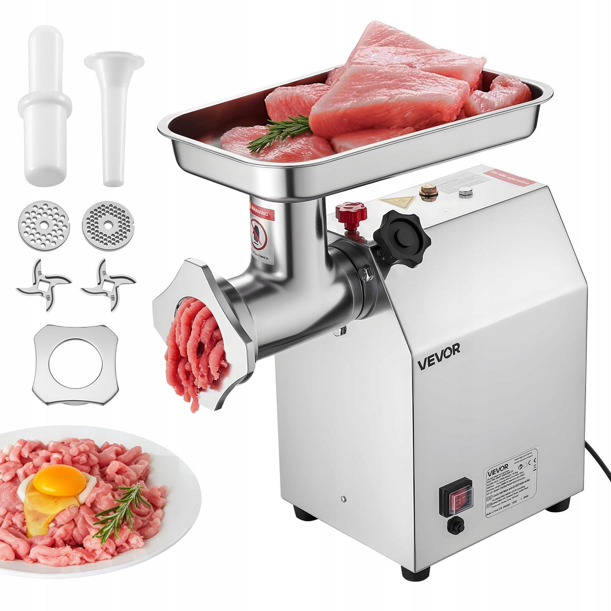 1100W Stainless Steel Desk Grinding Machine 9,2 Pound/Minute