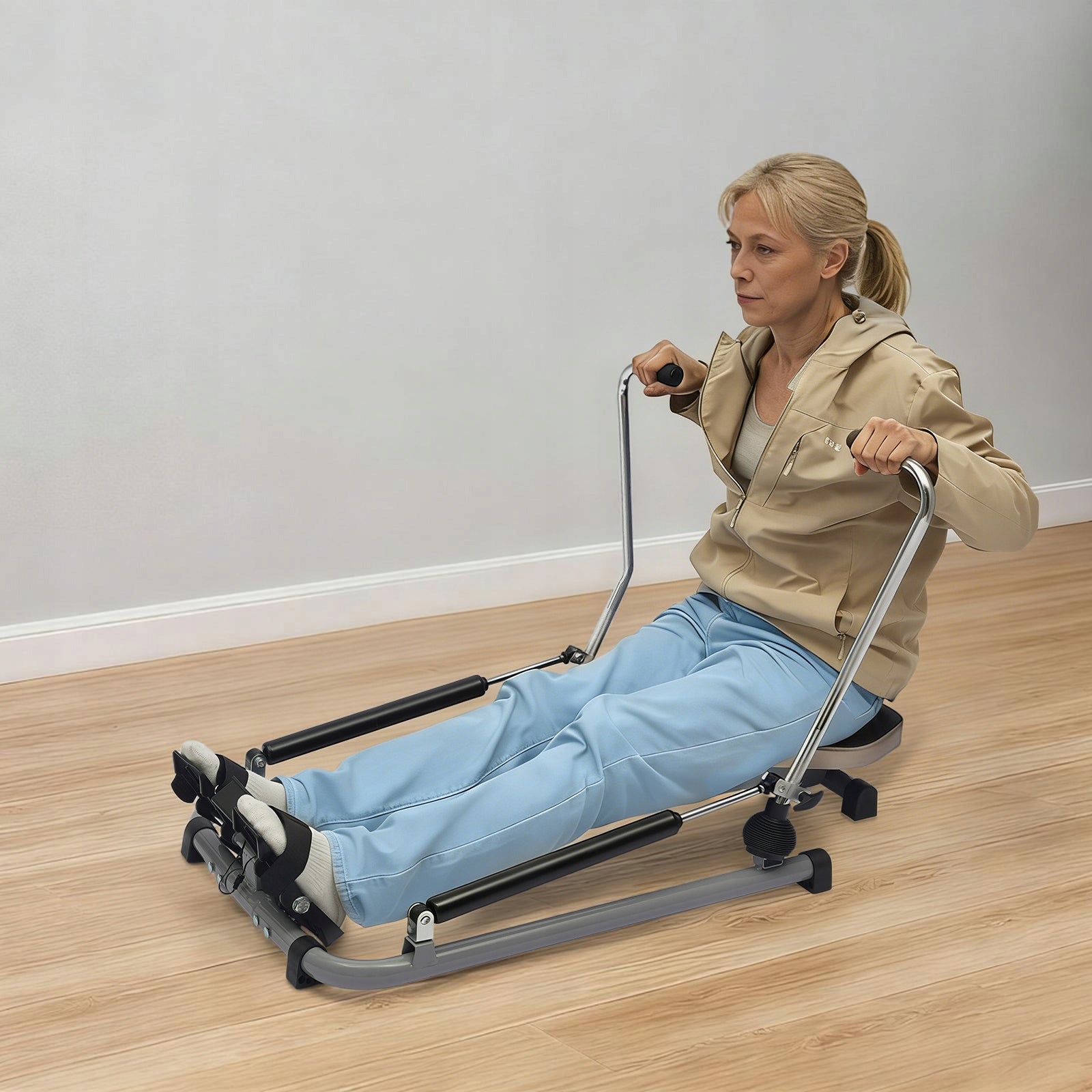 115*130*10CM HYDRAULIC ROWING MACHINE MAX LOAD 120KG Packaging status original