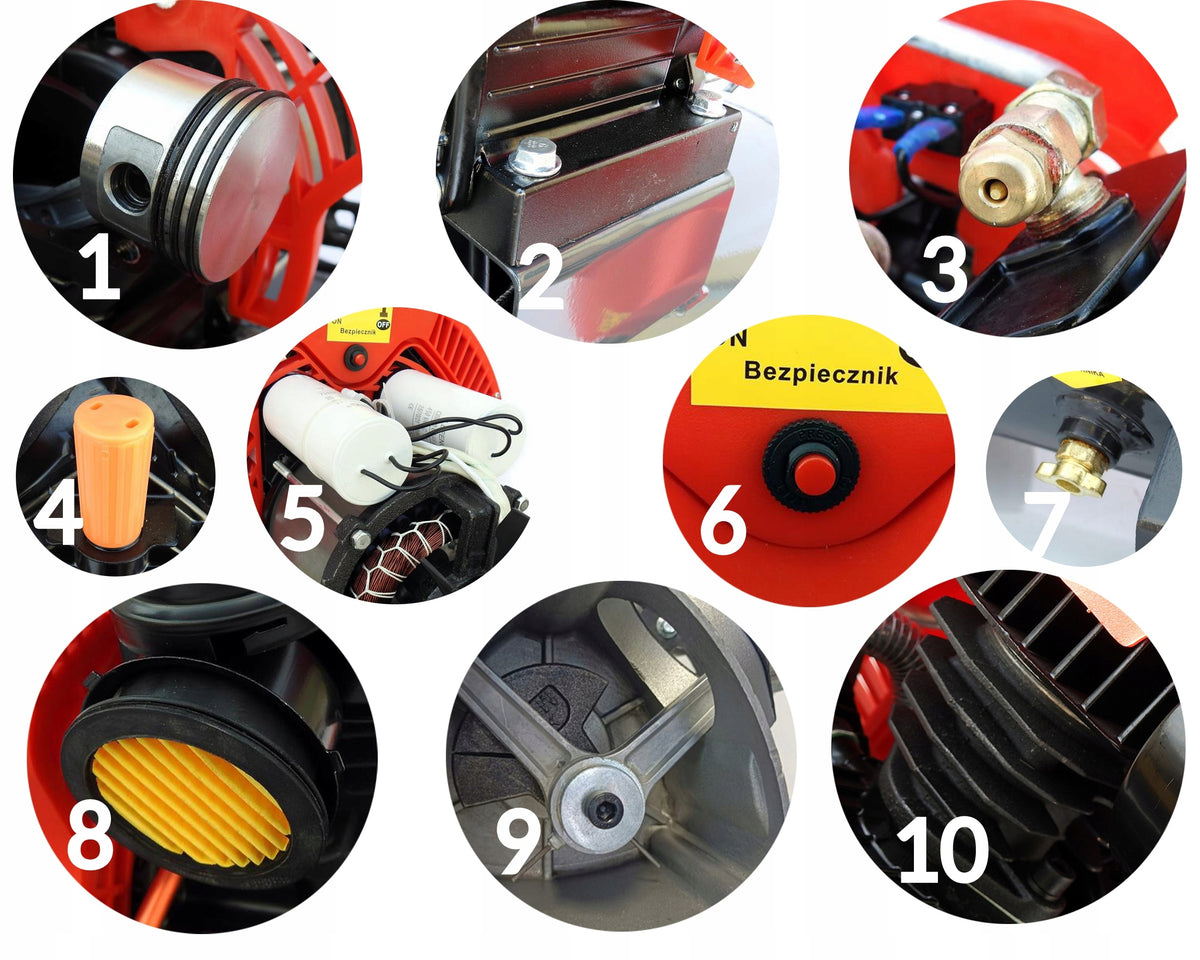 12 Bar COMPRESSOR k7 100L oil piston compressor air pump BLACKSMITH Brand Kowal Polska