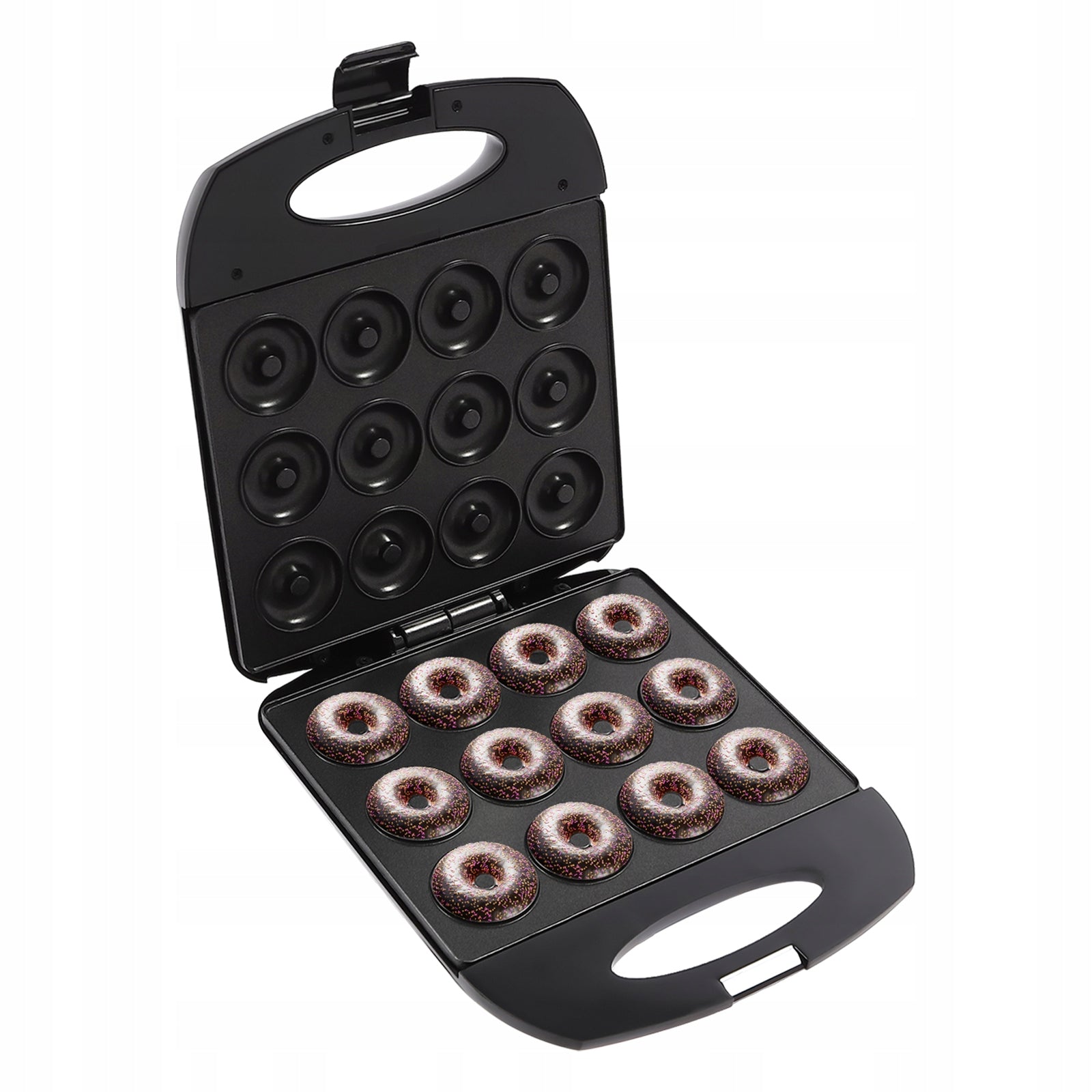 12-Donut Mini Donut Machine, 1200W Doughnut Vending Machine With Shell