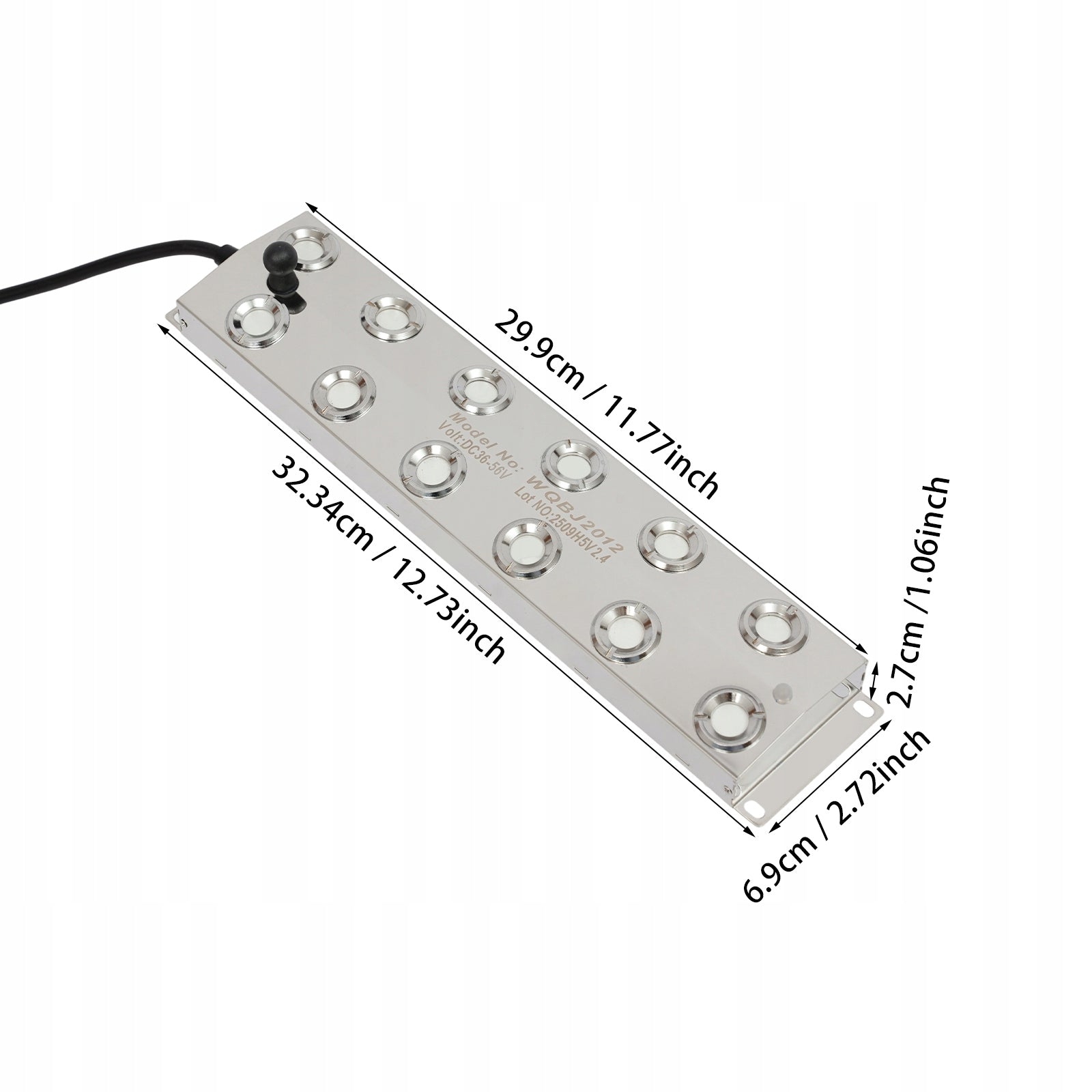 12-HEAD ULTRASONIC FOGGER MIST MAKER FOR HUMIDIFYING MACHINES 9L/H 400W Packaging status original