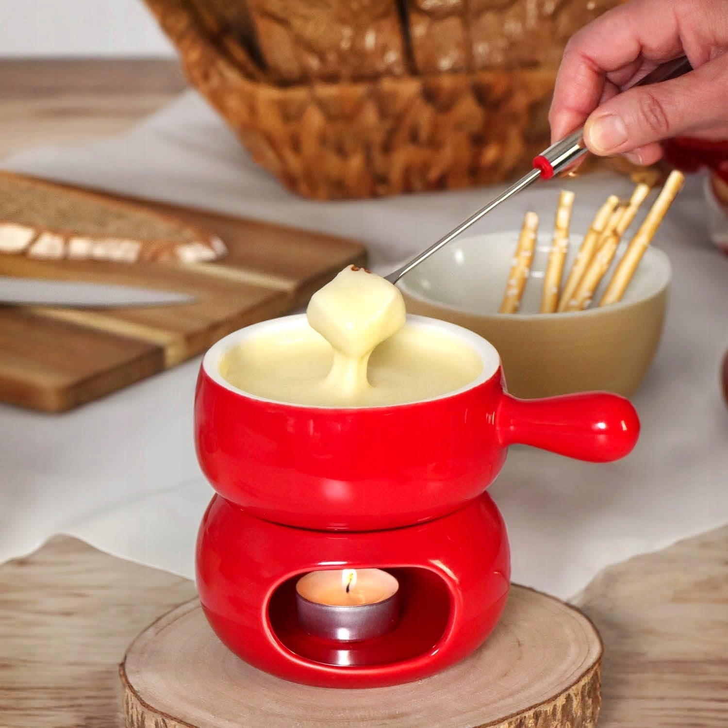 12 PCS STAINLESS STEEL FONDUE FORKS 18CM COLORFUL TIPS EAN (GTIN) 080596004286