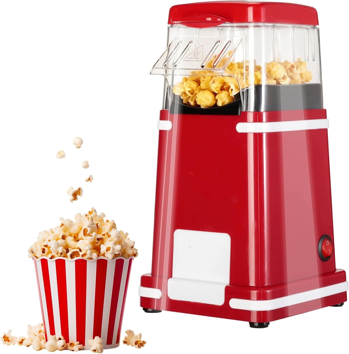 1200W HOT AIR NO FAT POPCORN MACHINE READY IN 2 MIN