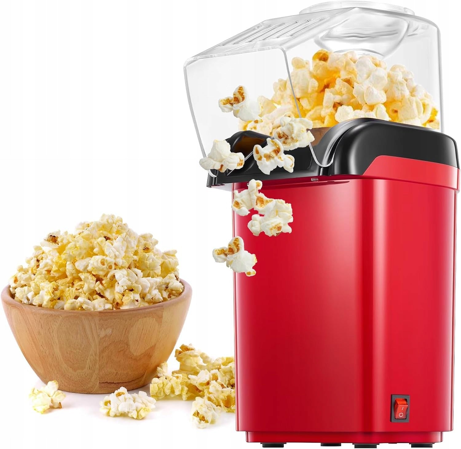 1200W HOT AIR POPCORN MACHINE WITHOUT OIL READY IN 3 MIN