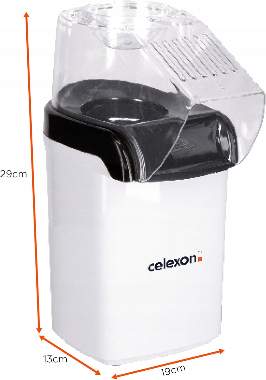 1200W NON-FAT POPCORN MACHINE WITH MEASURING CUP 50G WHITE EAN (GTIN) 5906431843627