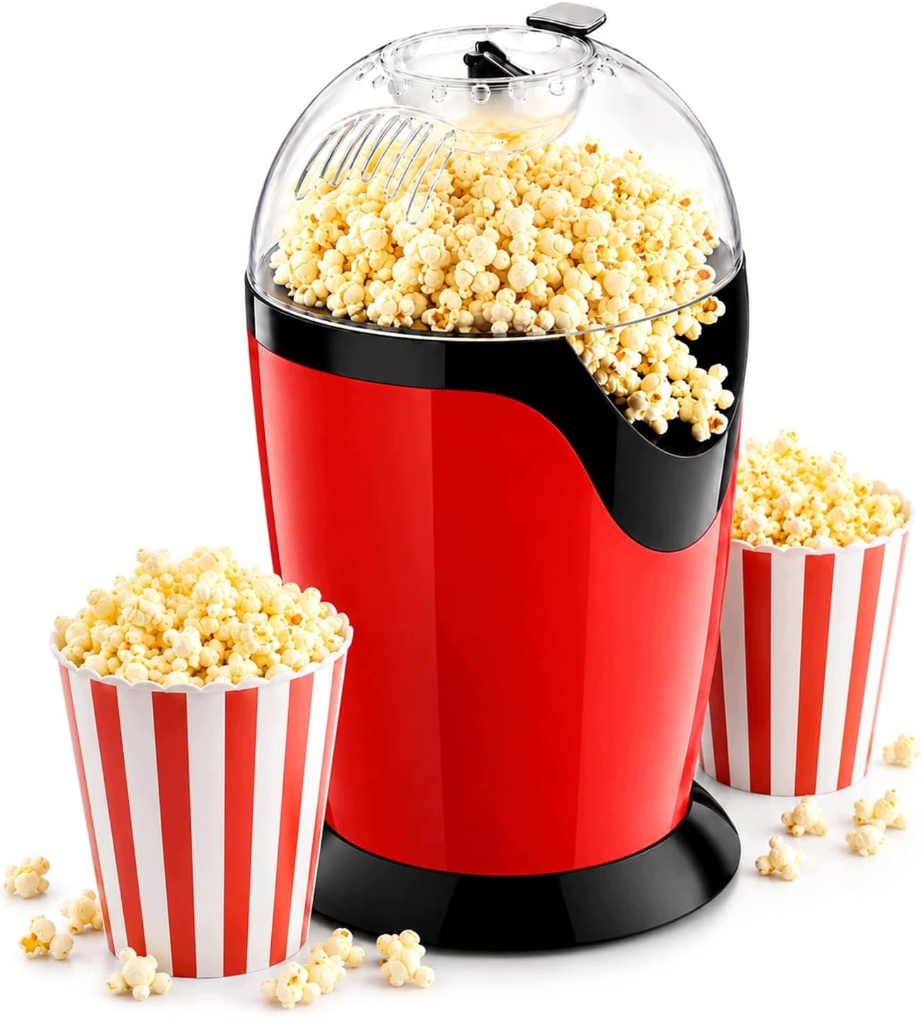 1200W OIL-FREE HOT AIR POPCORN MACHINE 2 MIN