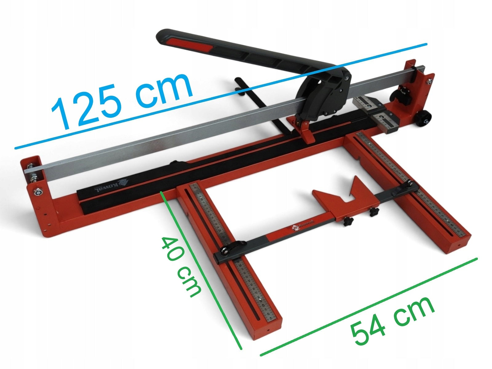 125cm GLAZE CUTTER HAND CLIPPER FOR CUTTING STONEWARE TILES +LASER Manufacturer code KowaL Polska 1000mm