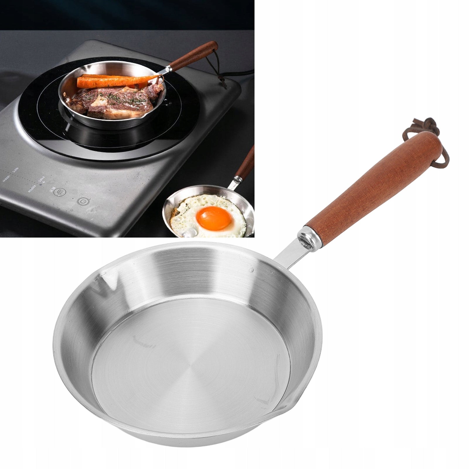 12CM STAINLESS STEEL PAN EGG PAN FRYING PAN