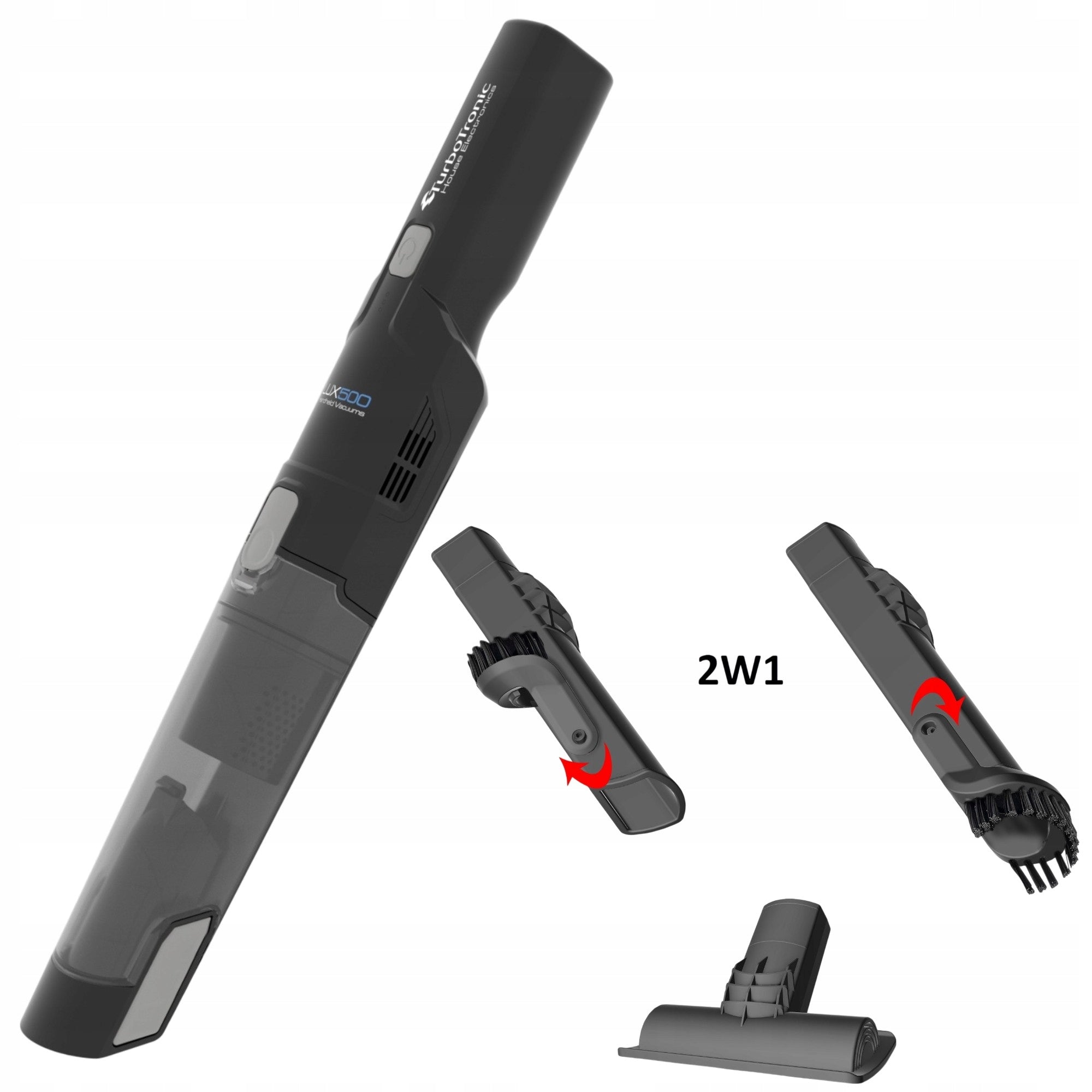 12KPA CAR HANDHELD VACUUM CLEANER POWERFUL PORTABLE BATTERY FOR CAR Dominant color black