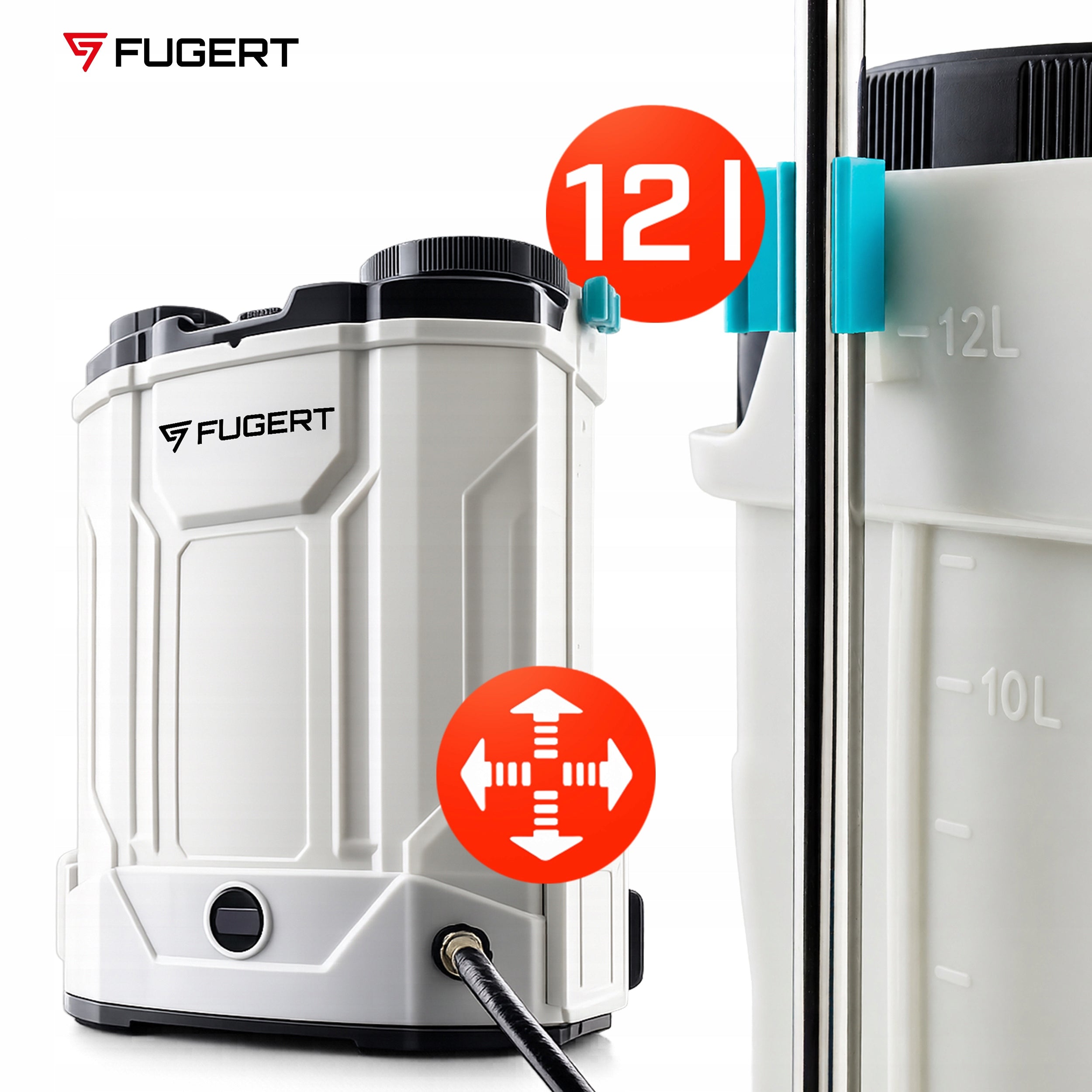 12L CORDLESS ELECTRIC GARDEN BACKPACK SPRAYER WITH STIRRER Manufacturer code FUG-0244
