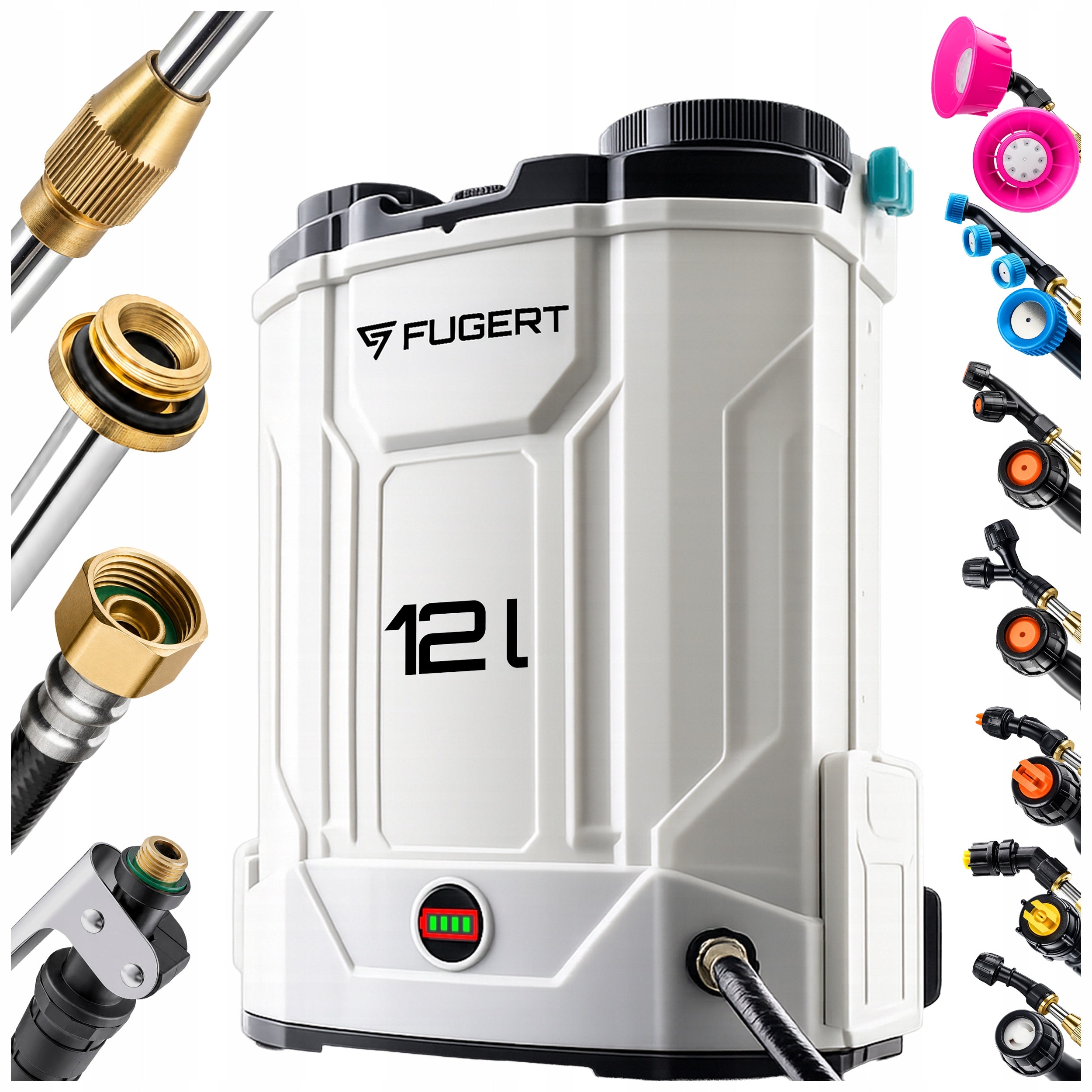 12L CORDLESS ELECTRIC GARDEN BACKPACK SPRAYER WITH STIRRER
