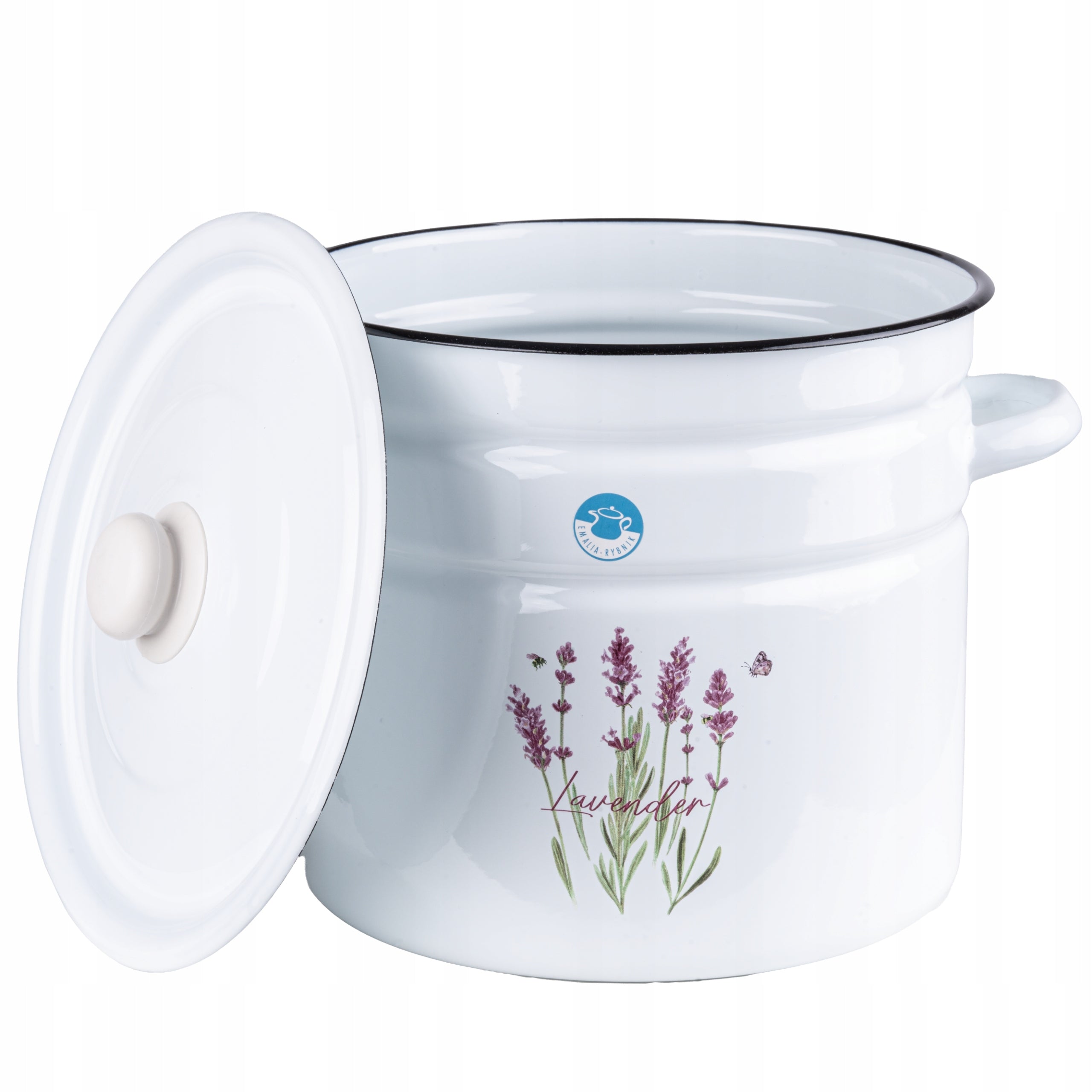 12L ENAMEL POT WITH LID LARGE HIGH GAR FOR BIGOS WEKÓW TRADITIONAL EAN (GTIN) 5906555305131