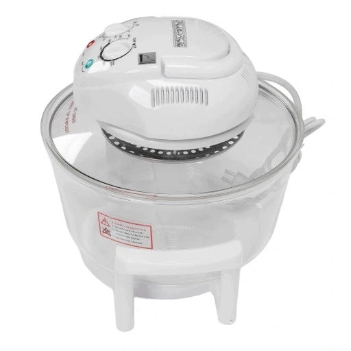 12L High Capacity 360 Degree Glass Fryer Visible QC