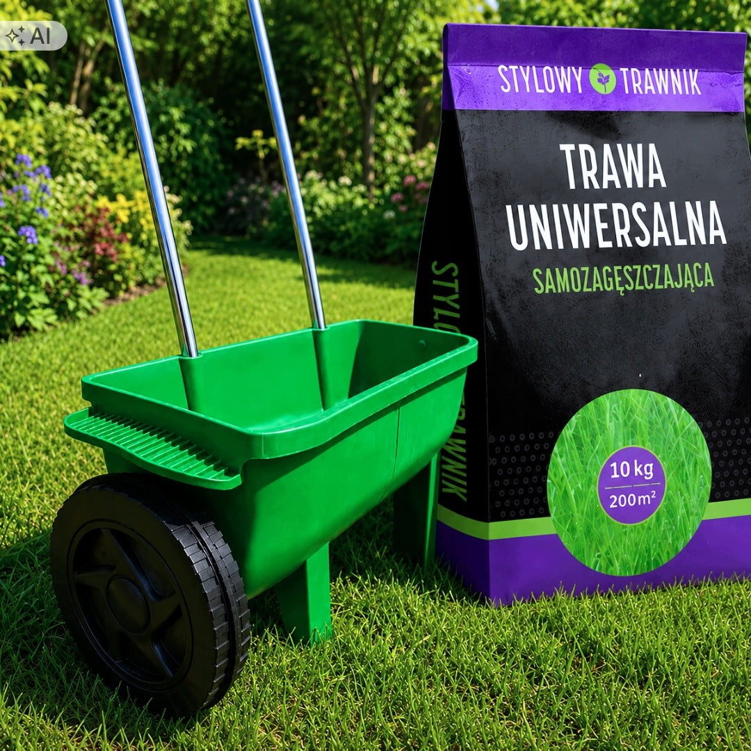 12L Seed Drill for Grass Fertilizer Sand Garden All Year Round Manufacturer code Siewnik rozsiewacz 12L całoroczny