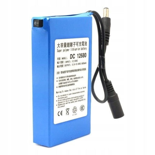 12V 1-2A 6800MAH LITHIUM BATTERY WITH ADAPTER Brand no brand