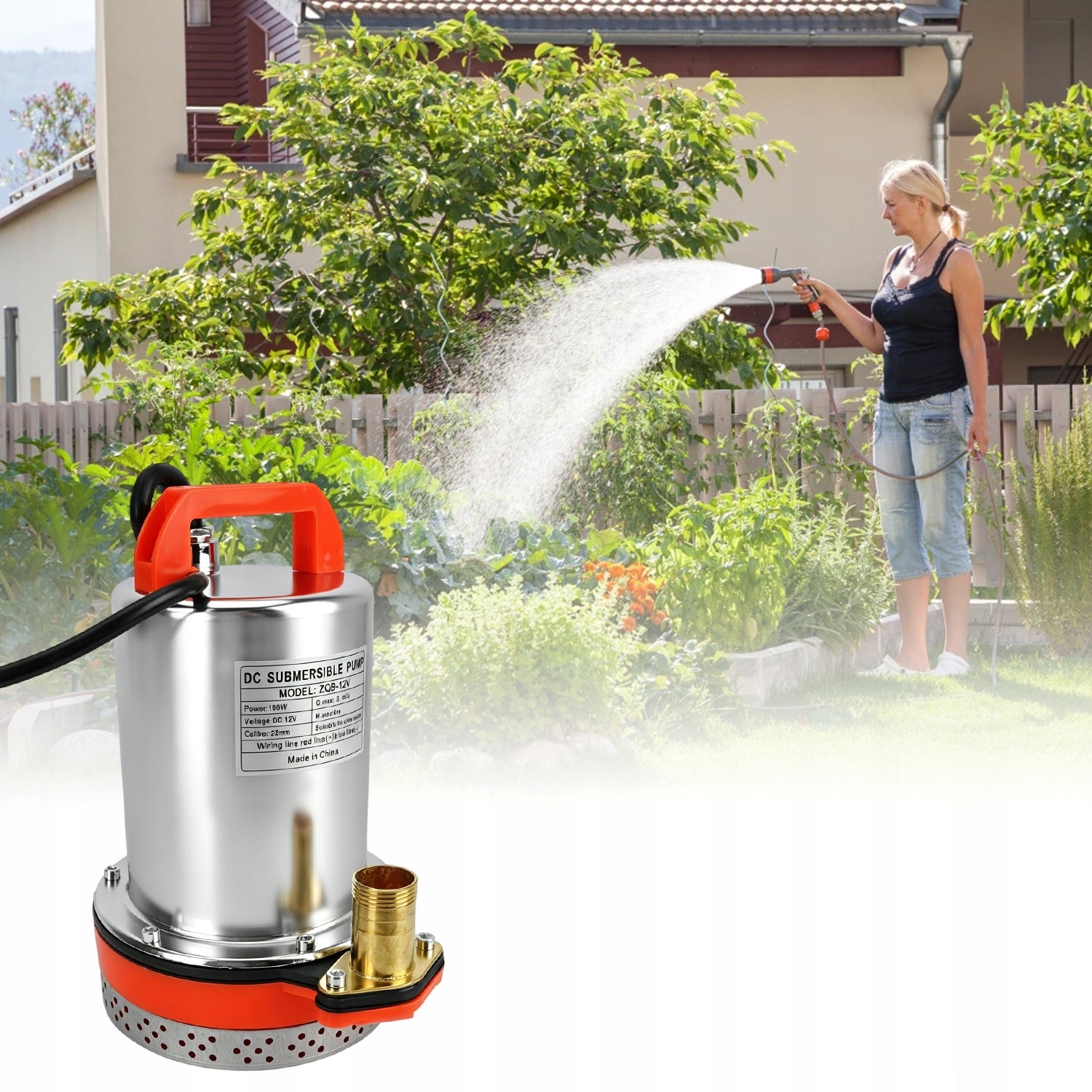 12V 180W SUBMERSIBLE PUMP SOLAR POWERED FOR FIELD WORK WITHOUT ELECTRICITY Manufacturer no brand
