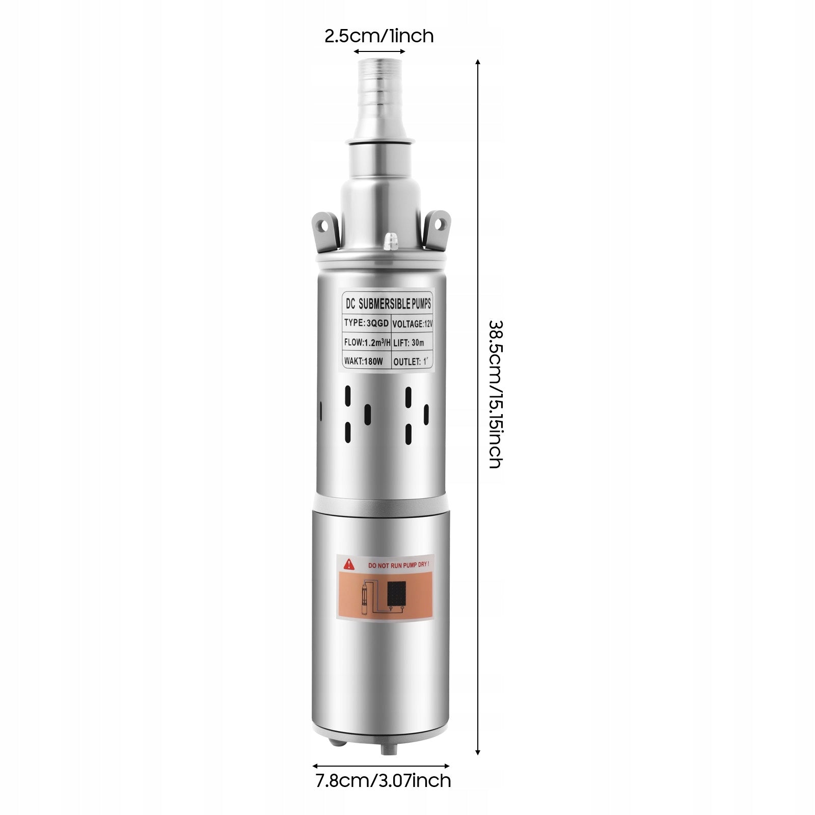 12V 180W Submersible Pump, Water Pump, Deep Well Submersible Pump Manufacturer no brand