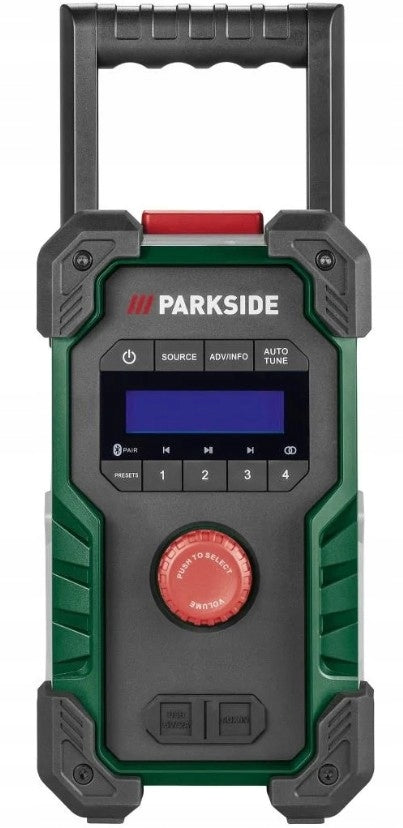 12V 20V Battery Building Radio with 230V PBR 10 A1 PARKSIDE Power Supply Packaging status original