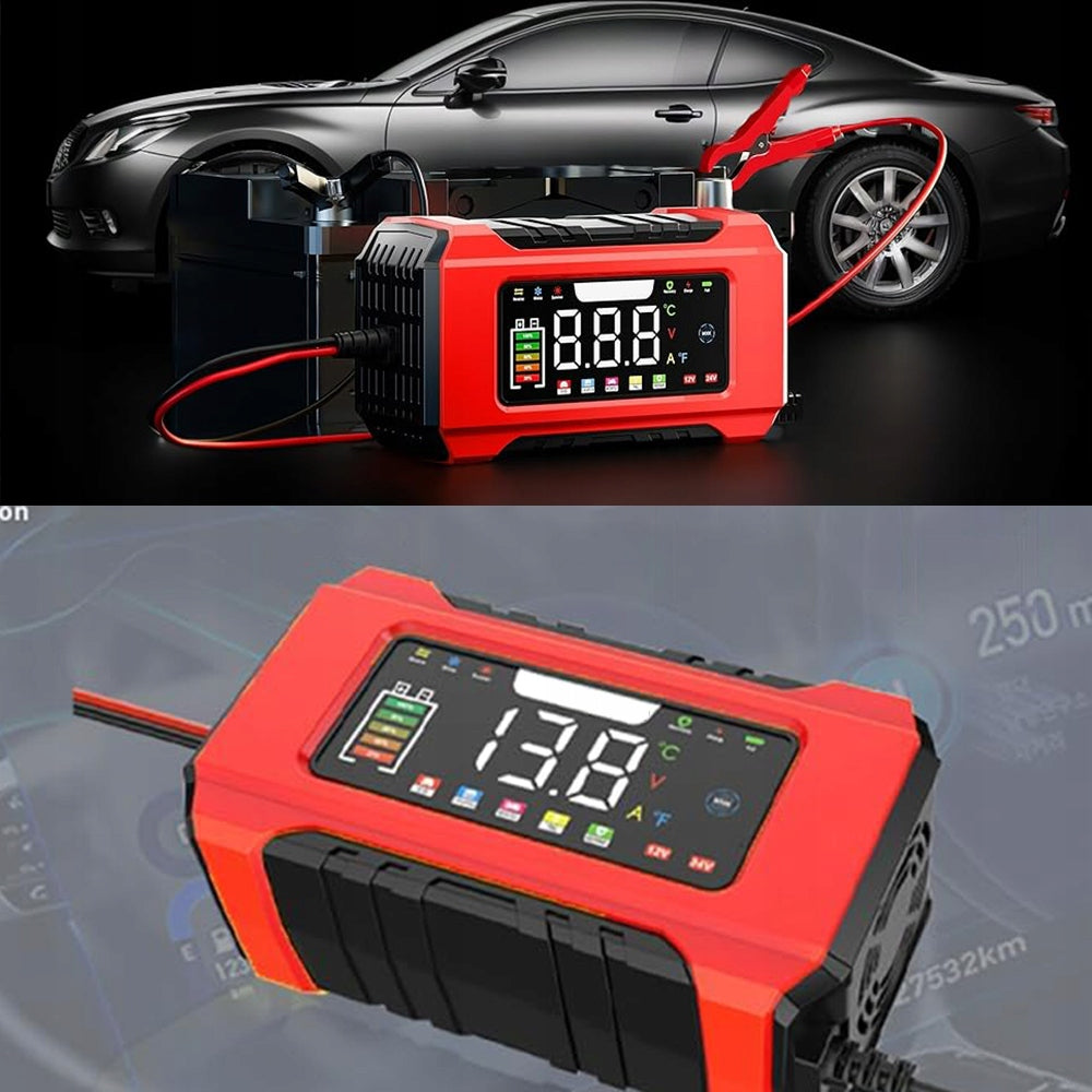 12V/24V SMART CHARGER WITH BATTERY TESTER AND TKL MODE FOR AGM STD GEL Brand no brand