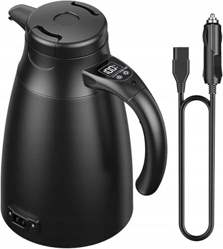 12V/24V TRAVEL ELECTRIC KETTLE FOR CAR 1 2L STEEL Packaging status original
