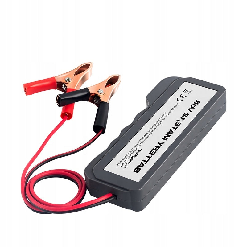 12V 6x LED Car Battery and Alternator Tester Universal Clips Manufacturer code Tester Akumulatora i Alternatora 12V DIAGNOS