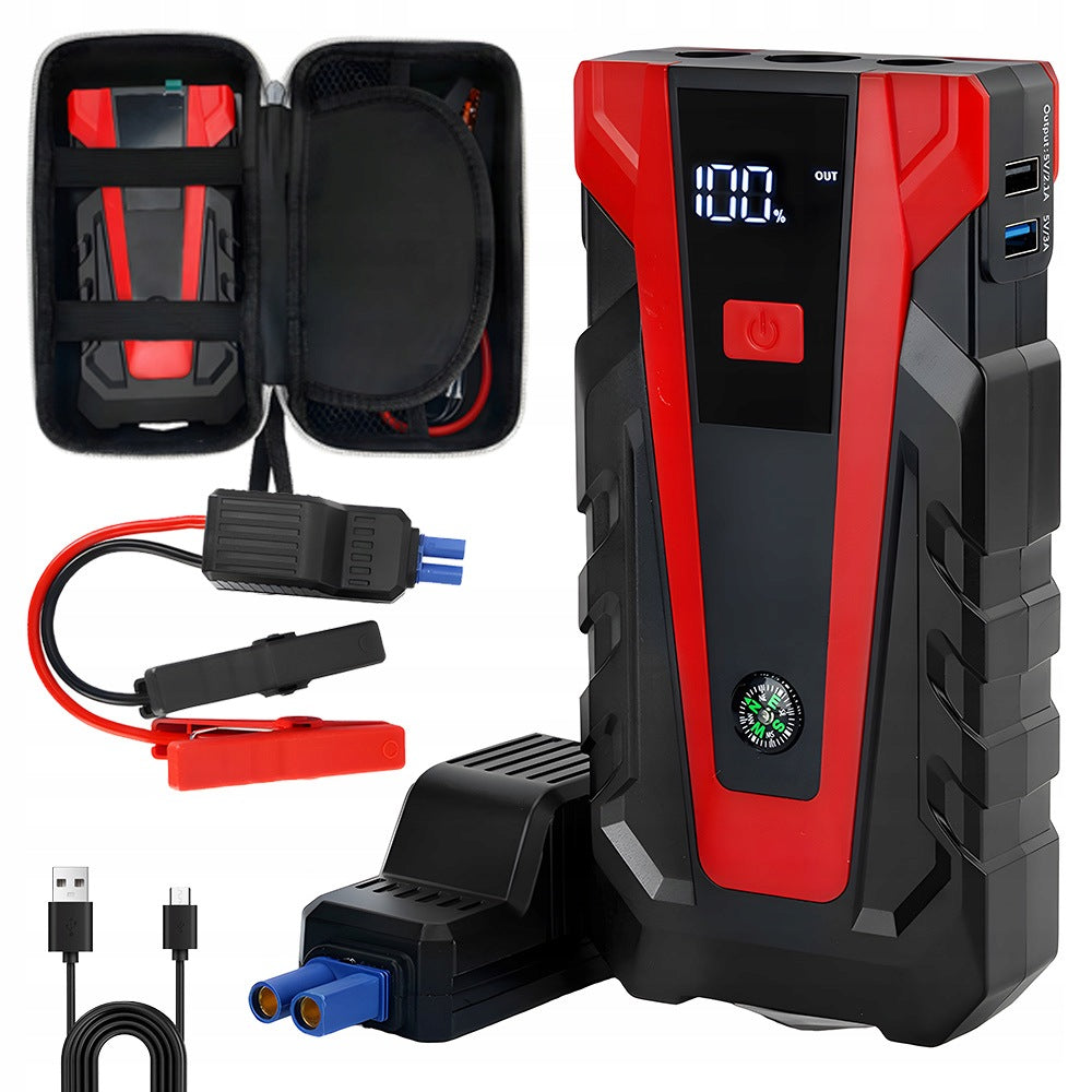 12V 800A BOOT BOOSTER WITH LCD TO CONTROL BATTERY LEVEL WORKING STATUS