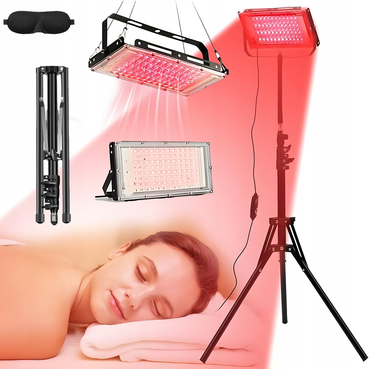 12V 96LEDs infrared heating lamp red light infrared lamp
