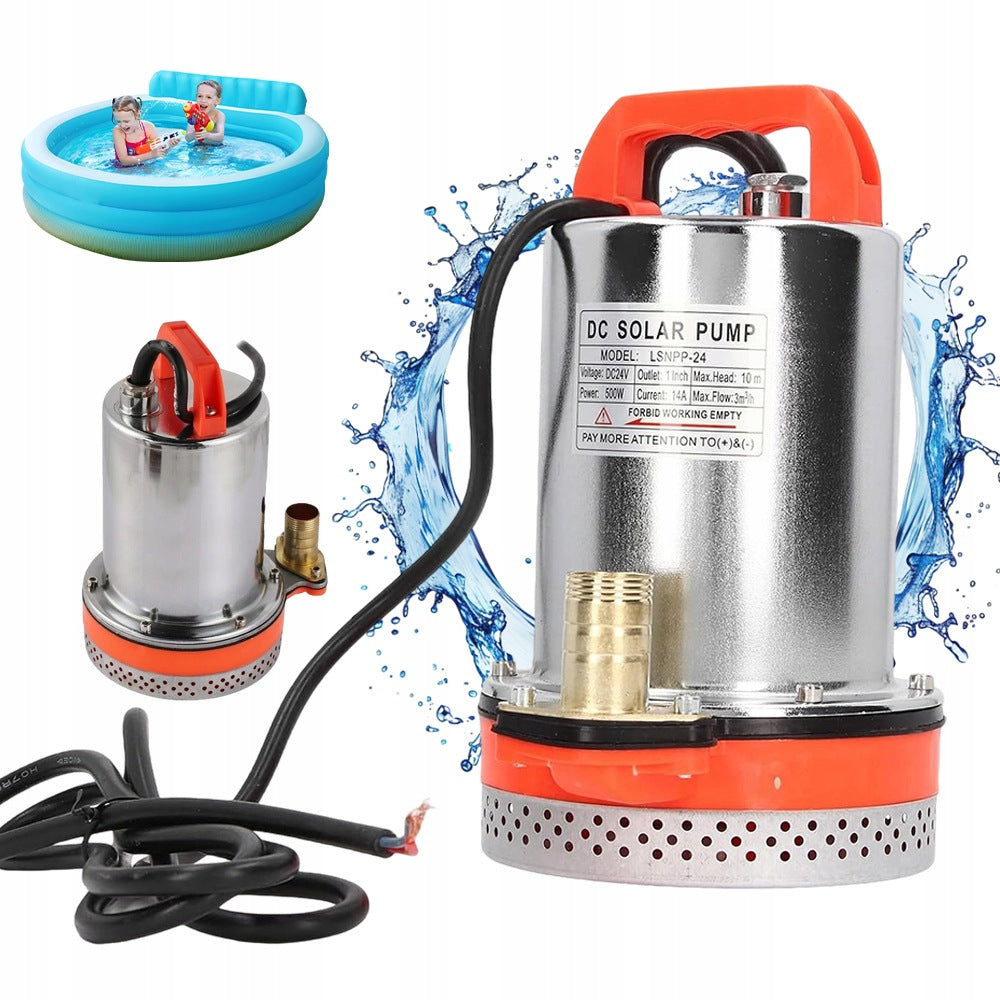 12V DC 3000 L/H SILENT SUBMERSIBLE PUMP HIGH EFFICIENCY AND HIGH FLOW RATE Packaging status original